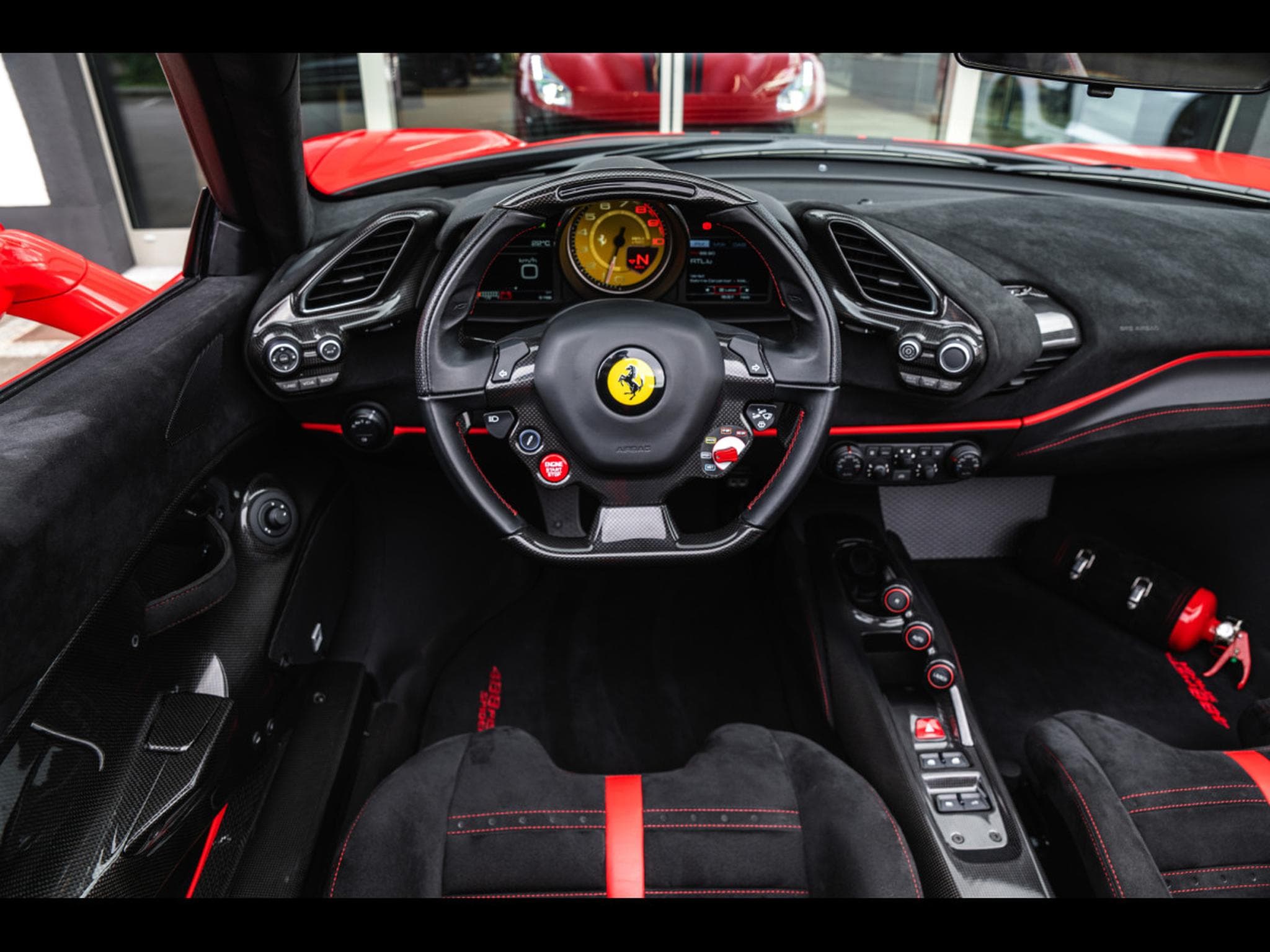 Ferrari 488 Pista SPIDER 3.9 V8 (720 CH) - FULL PPF - ROSSO CORSA - IMMA (2020) - Photo 11