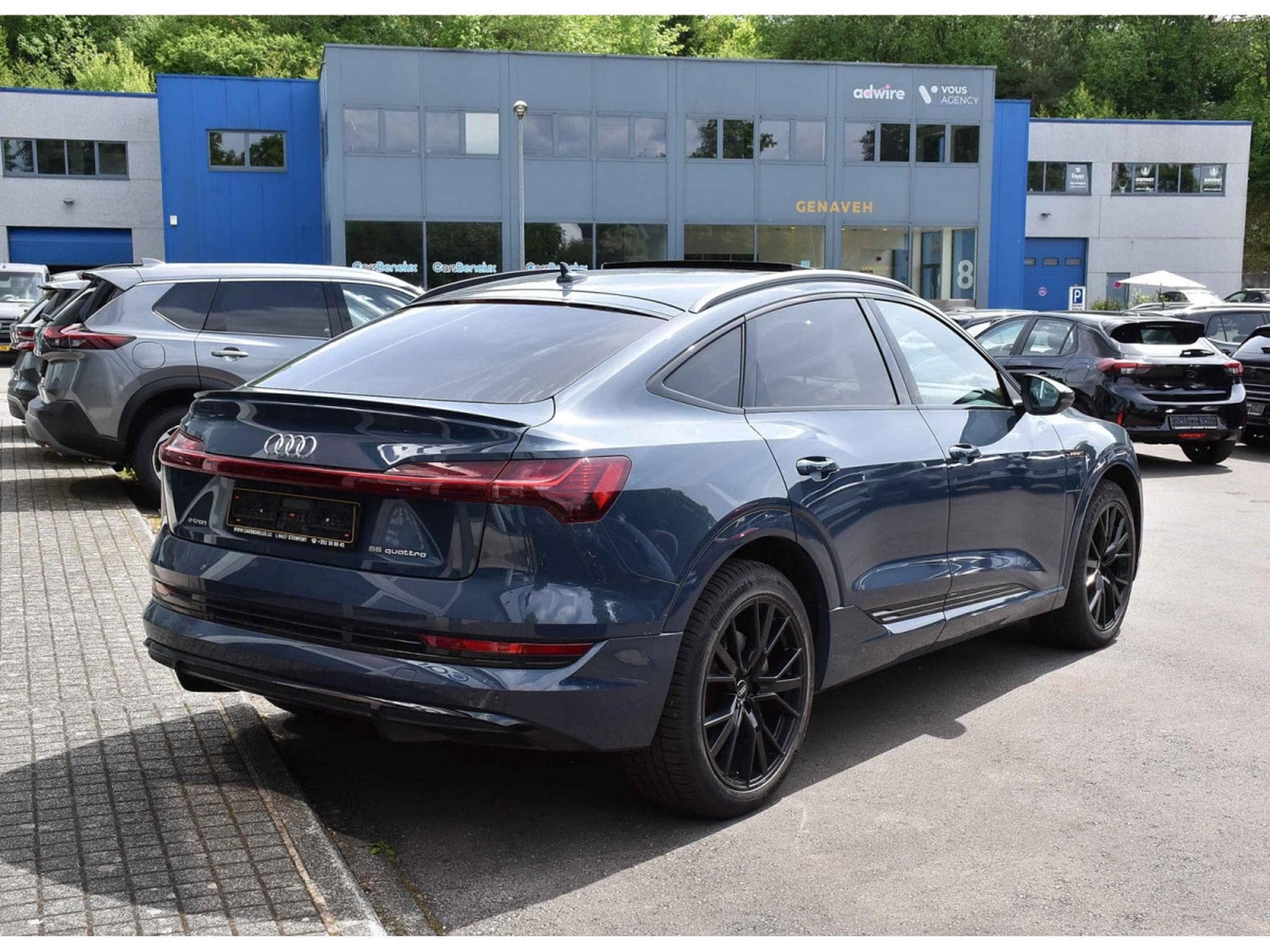 Audi e-tron Sportback 55 Quattro S-Line MEMO PANO ACC SIDE JA21 1° MAIN (2022) - Foto 4