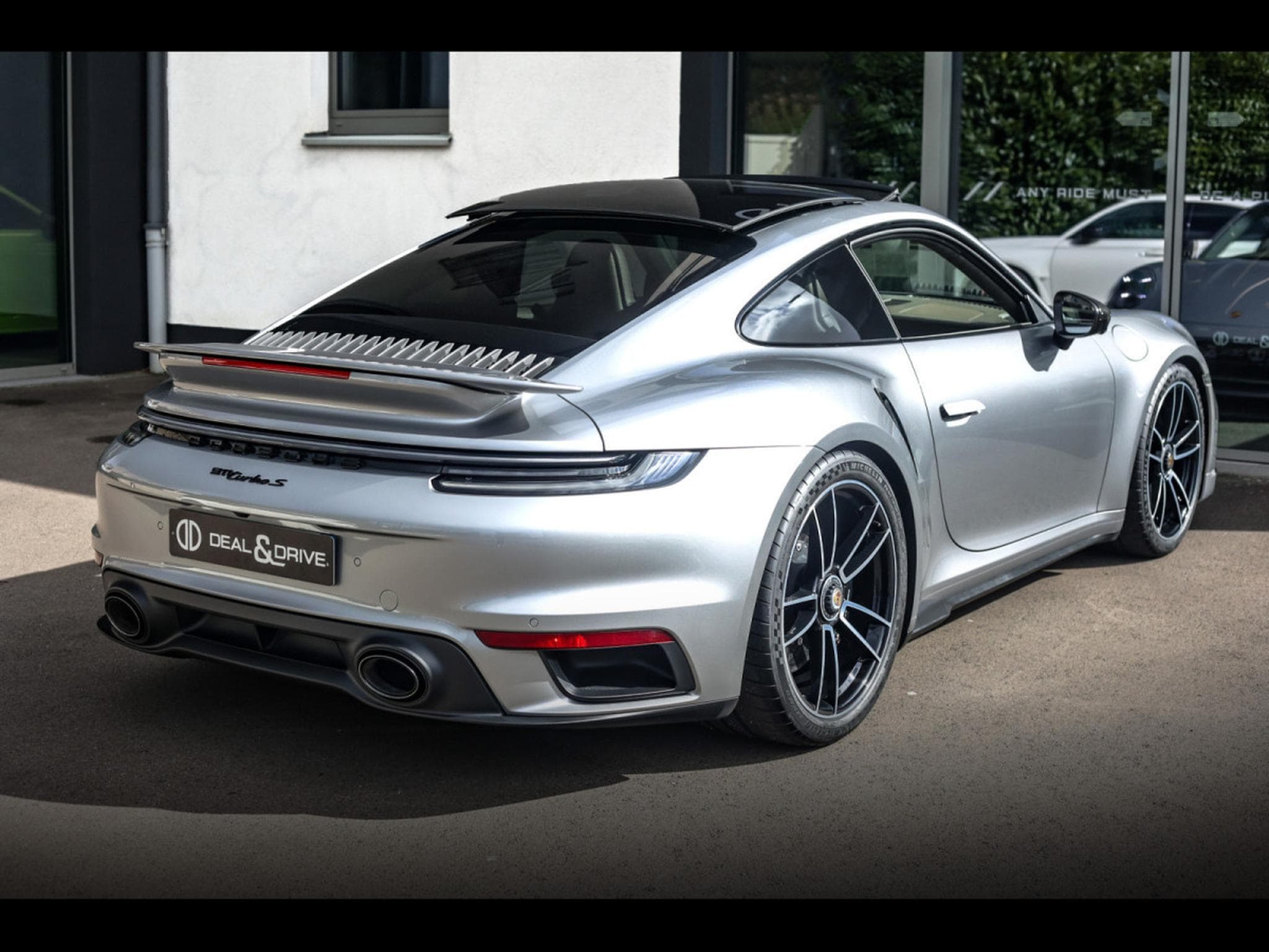 Porsche 911 .1 911 TURBO S COUPE PDK – GT-SILVER – IMMAT FR. - PORSCHE A (2020) - Photo 6