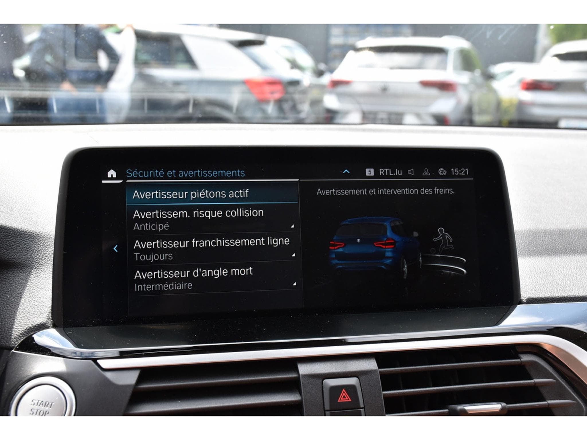 BMW X3 2.0iA xDrive30e Xline CUIR MEMO LANE SIDE HUD CAM JA19 (2021) - Foto 15