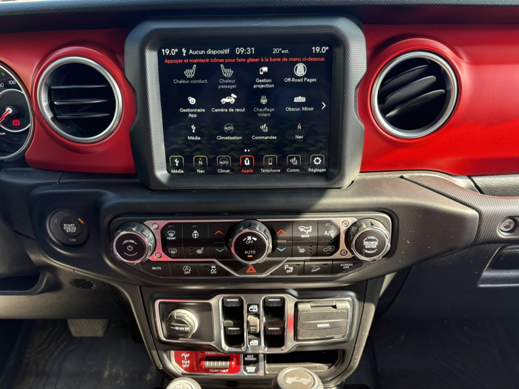 Jeep Wrangler Unlimited Rubicon V6 3.6L eTorque - Caméra Offroad - Alpine (2021) - Photo 15