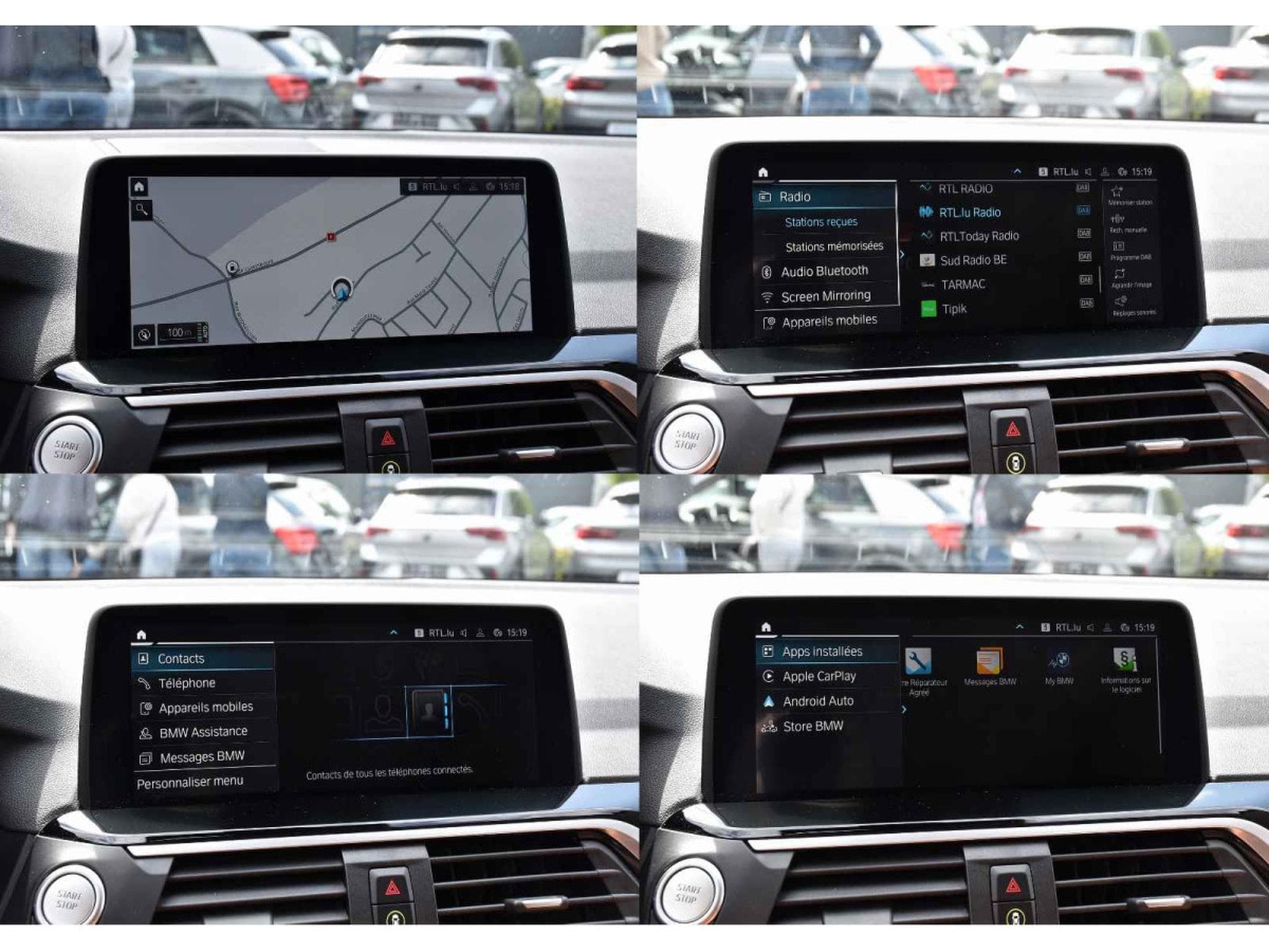 BMW X3 2.0iA xDrive30e Xline CUIR MEMO LANE SIDE HUD CAM JA19 (2021) - Photo 11