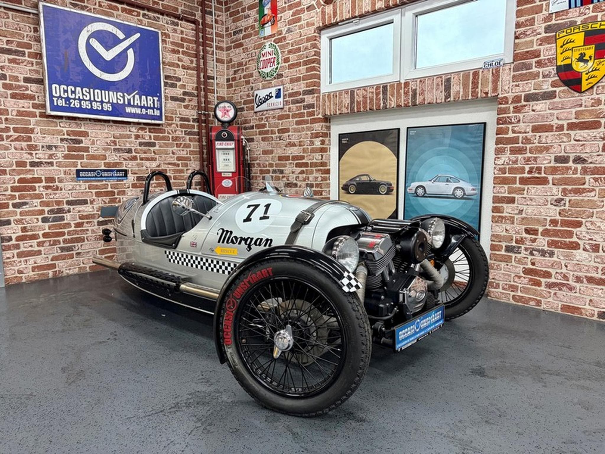 Morgan 3 Wheeler 3 Wheeler 86cv Edition limité avec volant Brookland (2014) - Photo 1
