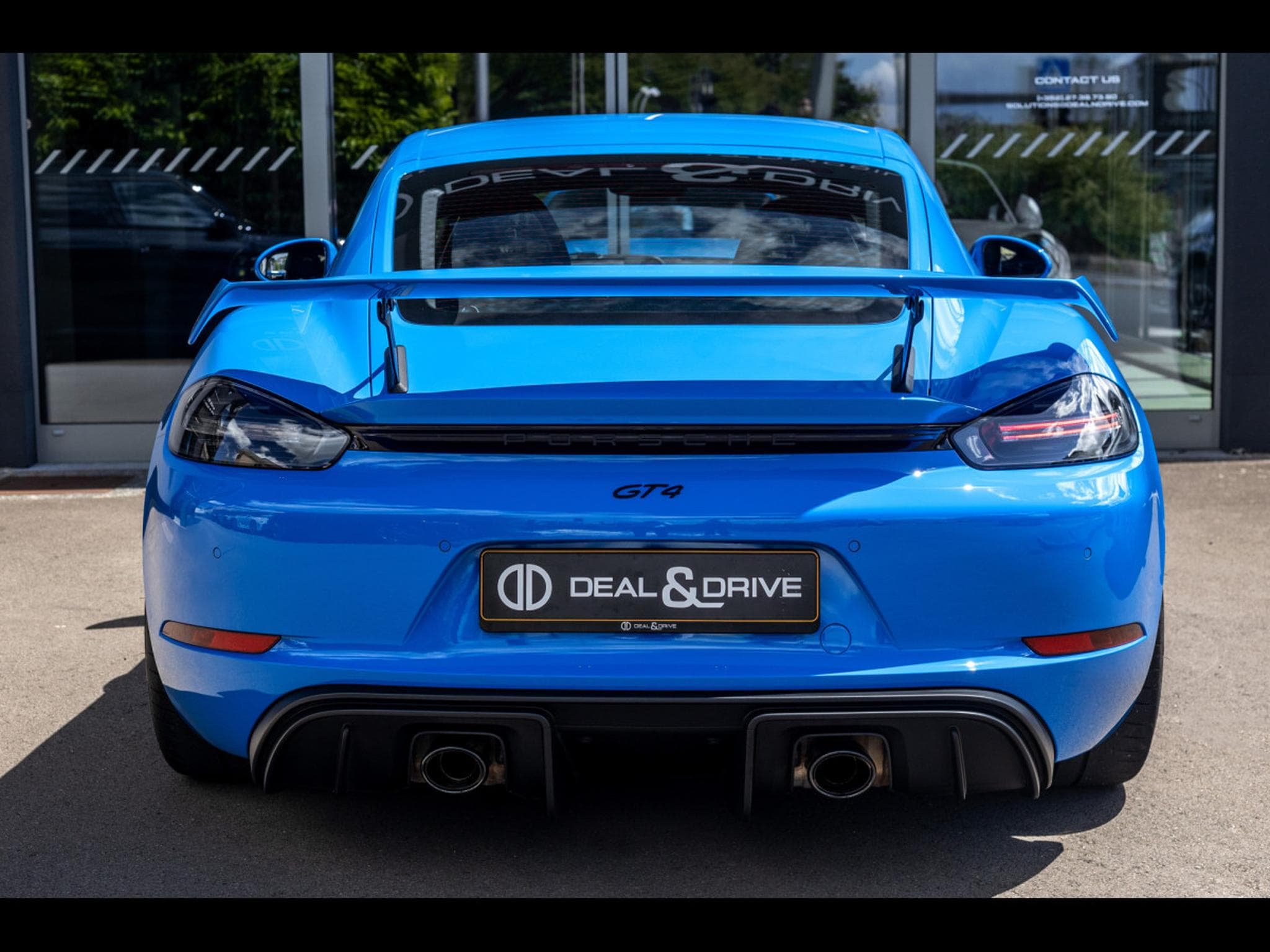 Porsche Cayman 718 GT4 PDK – SHARK BLUE – AKRAPOVIC (2021) - Photo 4