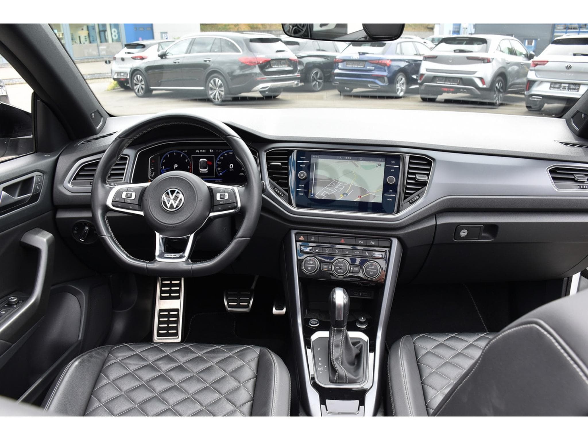 VW T-Roc Cabrio 1.5 TSI R-Line DSG CUIR ACC GPS BEATS CAM PARK 1°MAIN (2021) - Foto 11