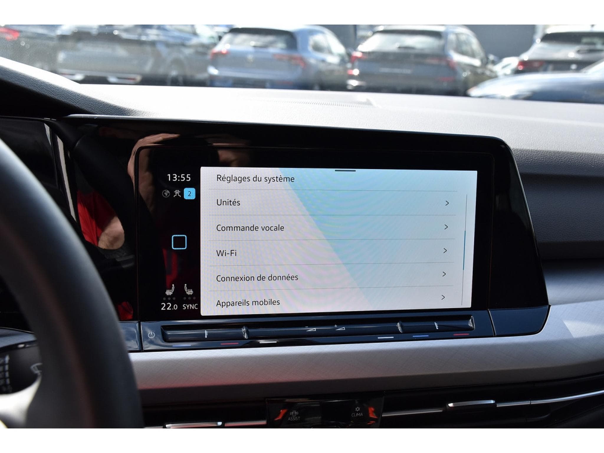 VW Golf 1.5 TSI ACC LANE SIDE GPS SG CHFF CAM 1° MAIN (2022) - Photo 12