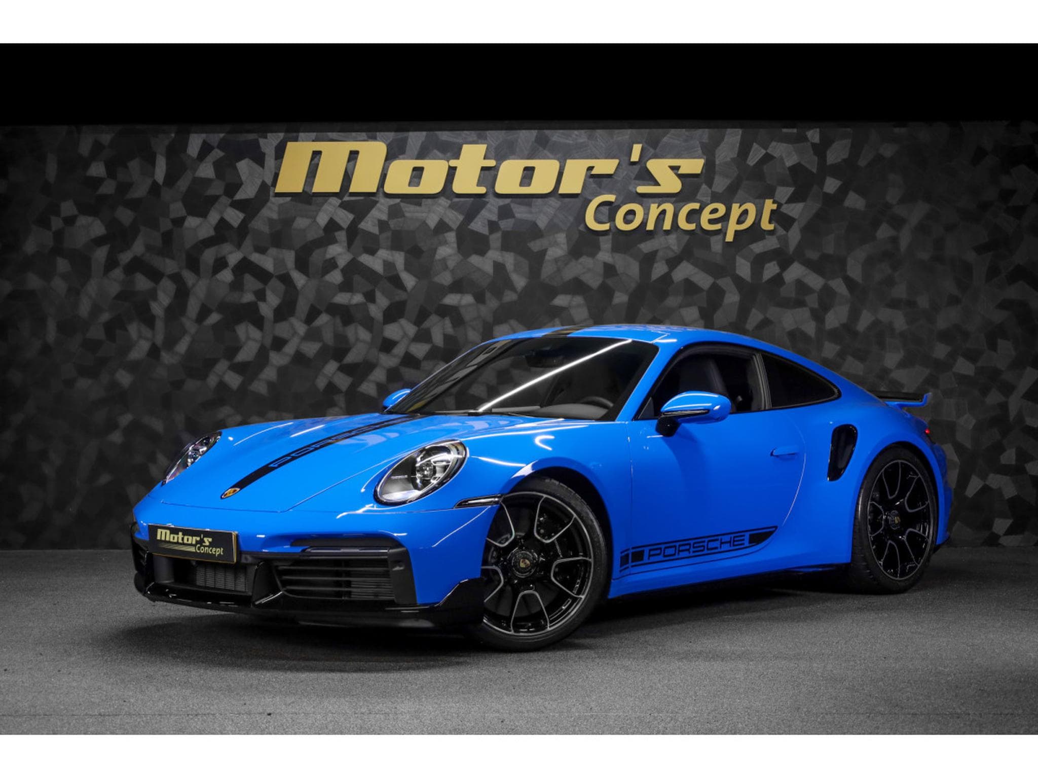 Porsche 911 992.1 Turbo S Coupé PDK - SHARK BLUE - KIT Aéro (2022) - Photo 1