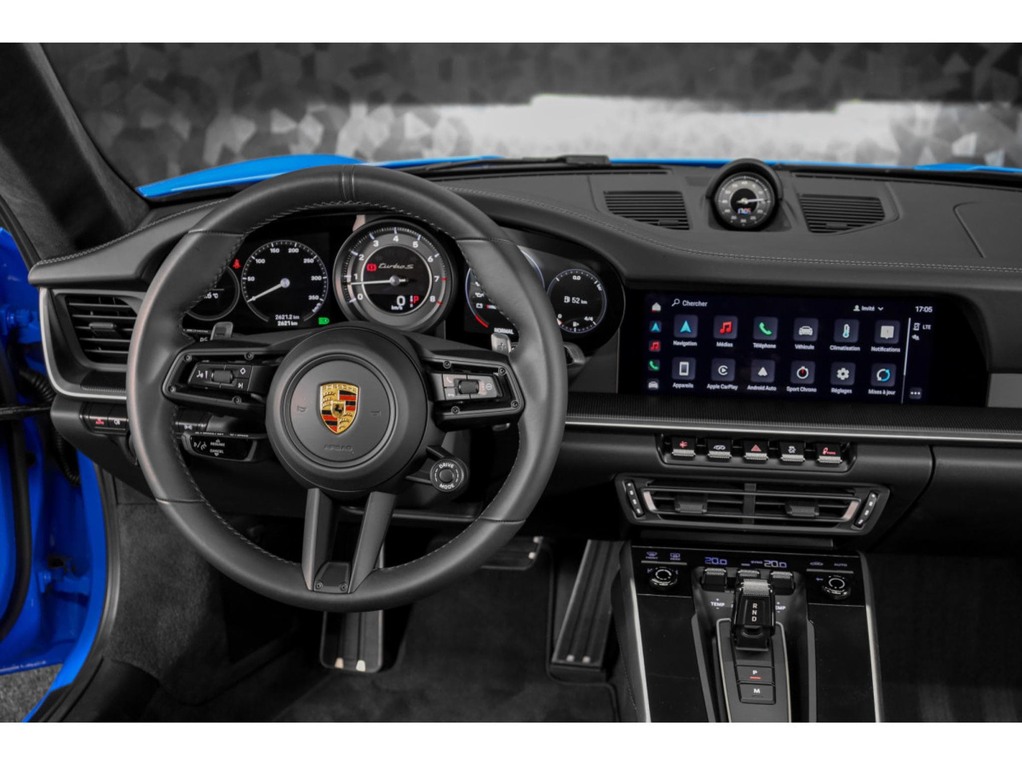 Porsche 911 992.1 Turbo S Coupé PDK - SHARK BLUE - KIT Aéro (2022) - Photo 11