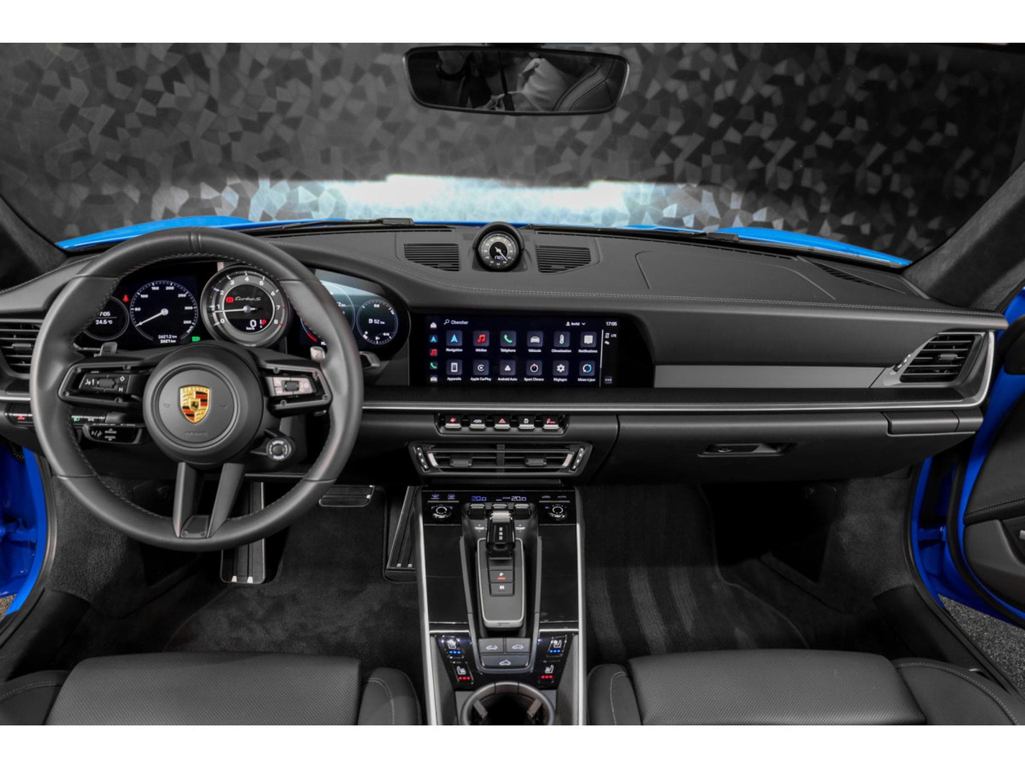 Porsche 911 992.1 Turbo S Coupé PDK - SHARK BLUE - KIT Aéro (2022) - Photo 17
