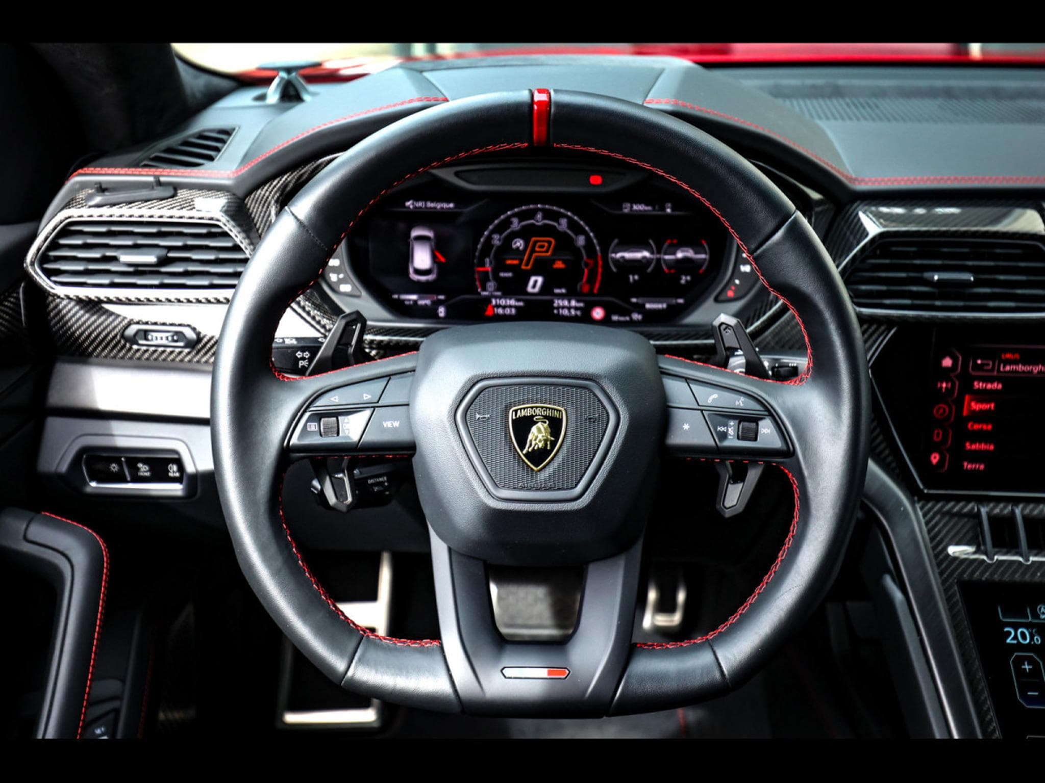 Lamborghini Urus 4.0 V8 S (666 CH) - ROSSO EFESTO (2023) - Photo 13