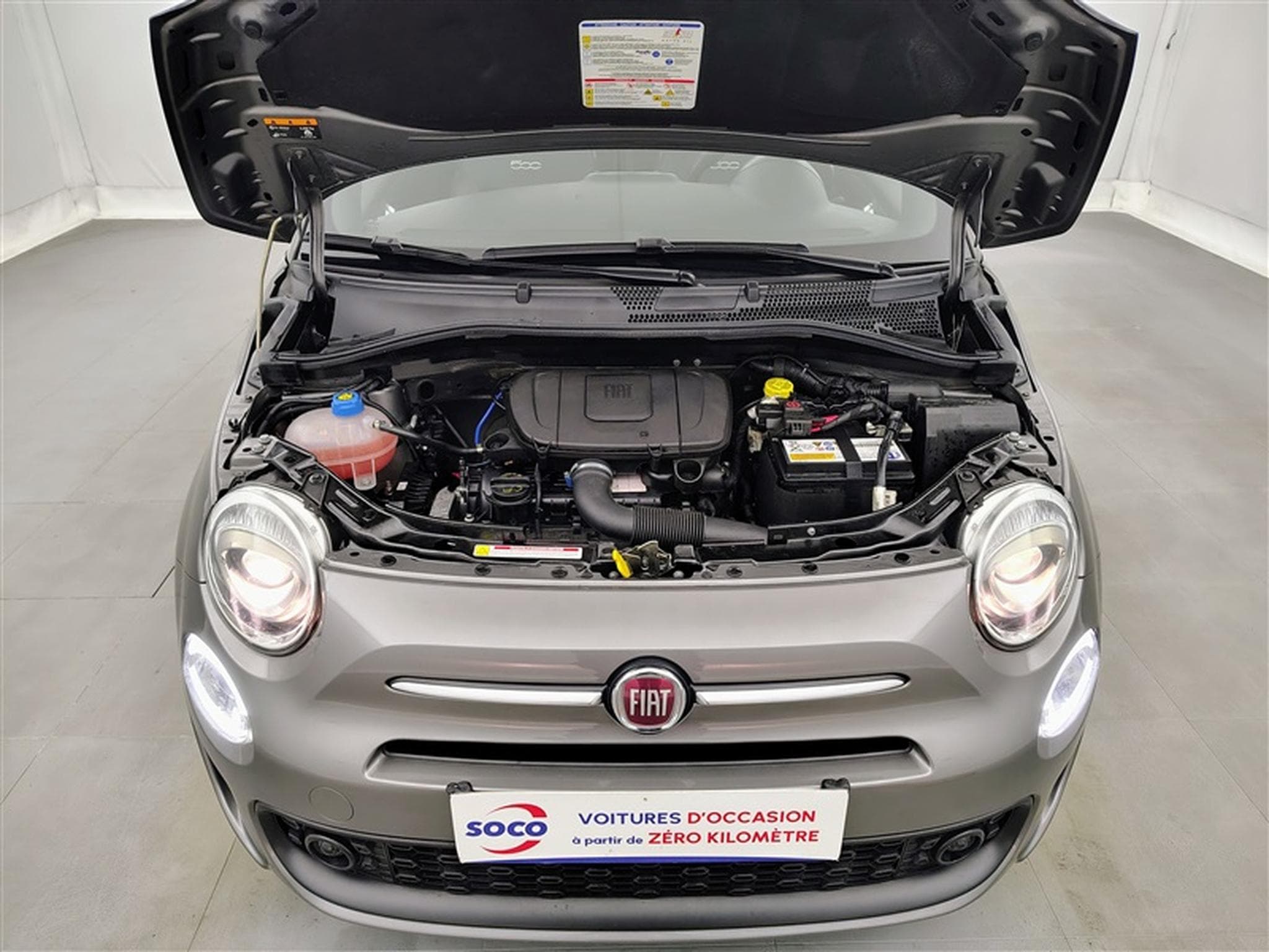 Fiat 500 1.0 Hybrid 70cv Sport CARPLAY / CUIR PARTIEL / PDC AR / JA15 (2021) - Foto 18