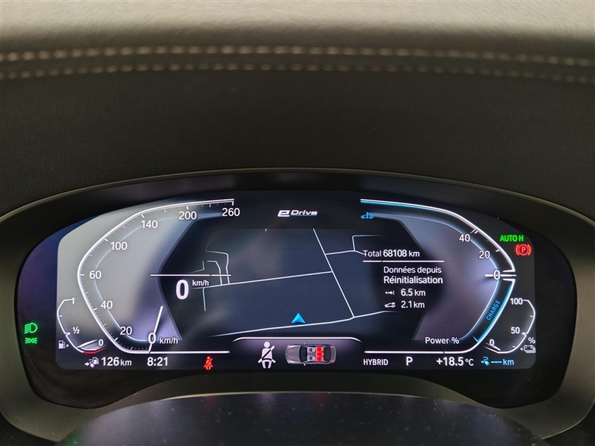 BMW 520 520eA PHEV NAVI / CUIR / FULL LED / HUD (2022) - Photo 10