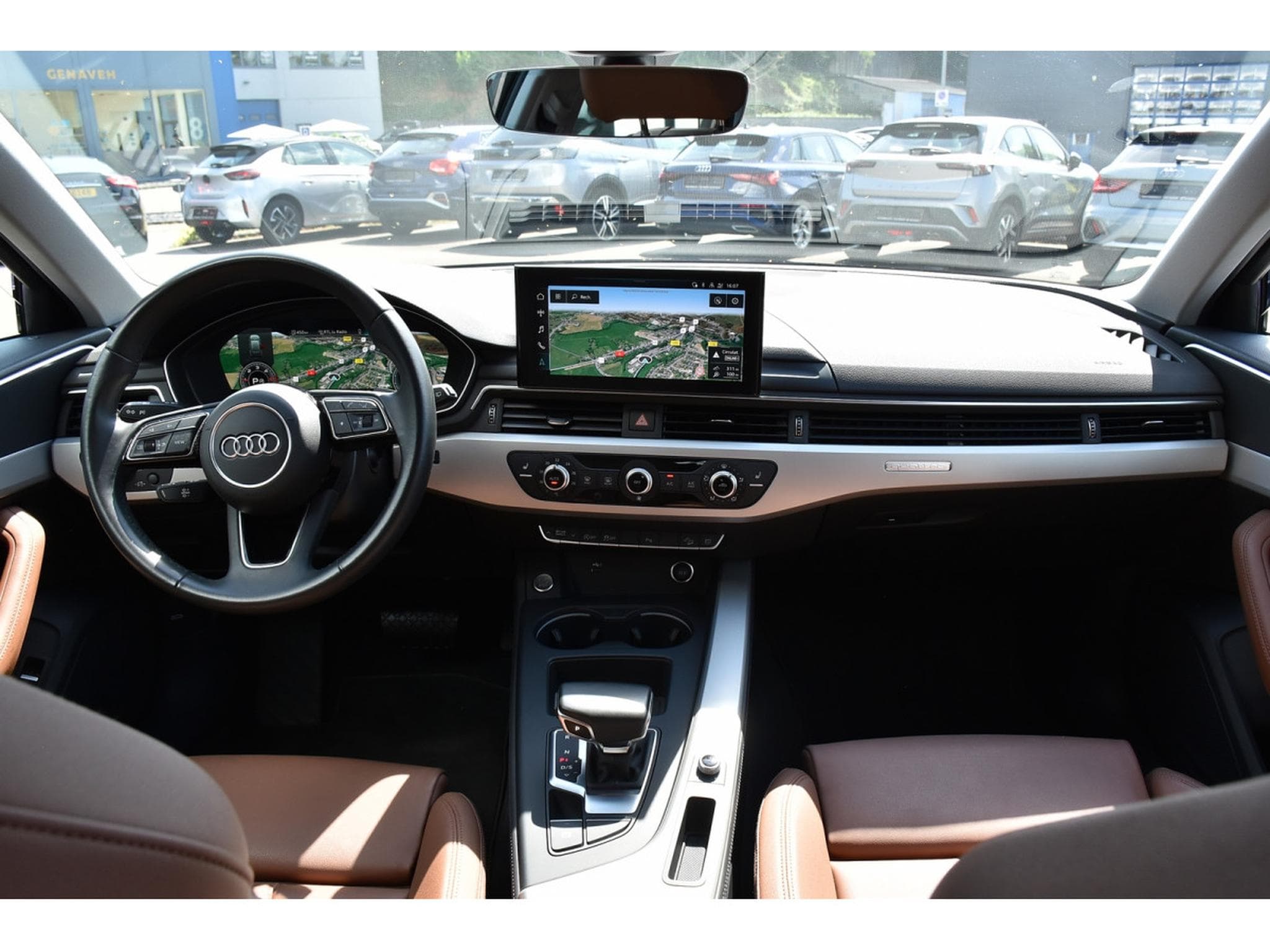 Audi A4 40 TDI Quattro S-Tronic CUIR GPS ATT RMQ CAM 1° MAIN (2022) - Foto 9