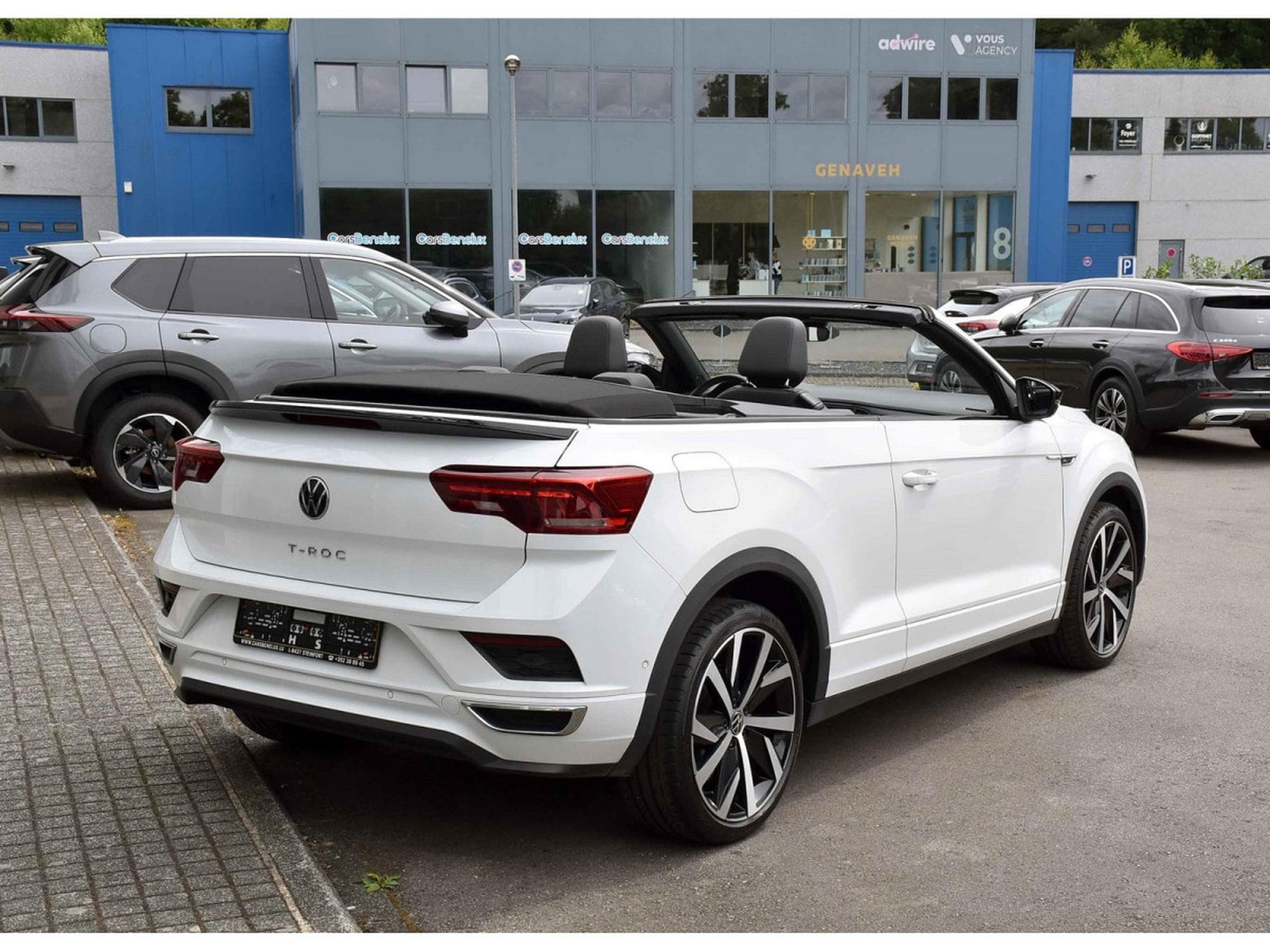 VW T-Roc Cabrio 1.5 TSI R-Line DSG CUIR ACC GPS BEATS CAM PARK 1°MAIN (2021) - Foto 5
