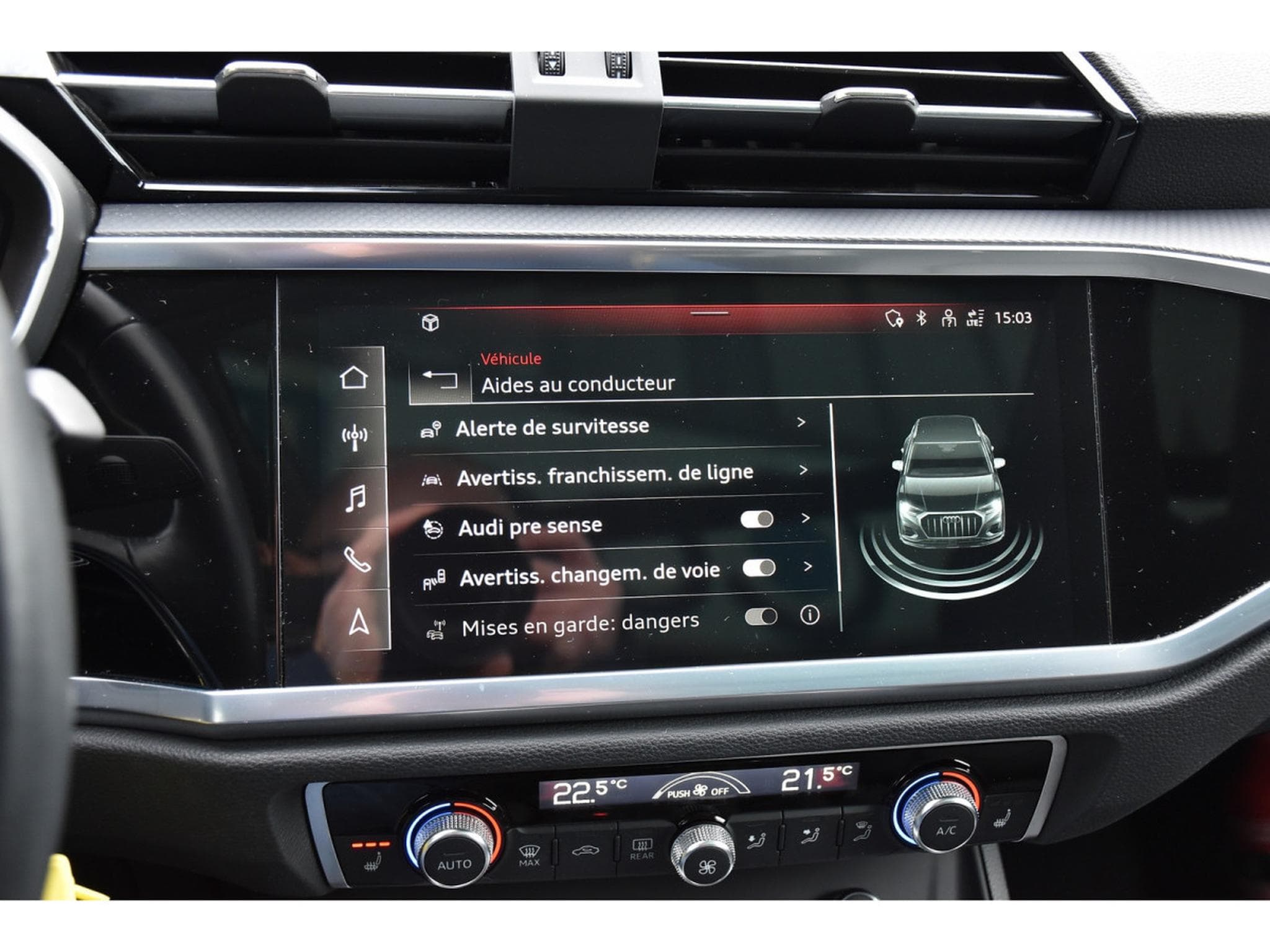 Audi Q3 35 TFSI CUIR TO PANO SMARTPHONE GPS LANE SIDE 1° MAIN (2021) - Foto 15