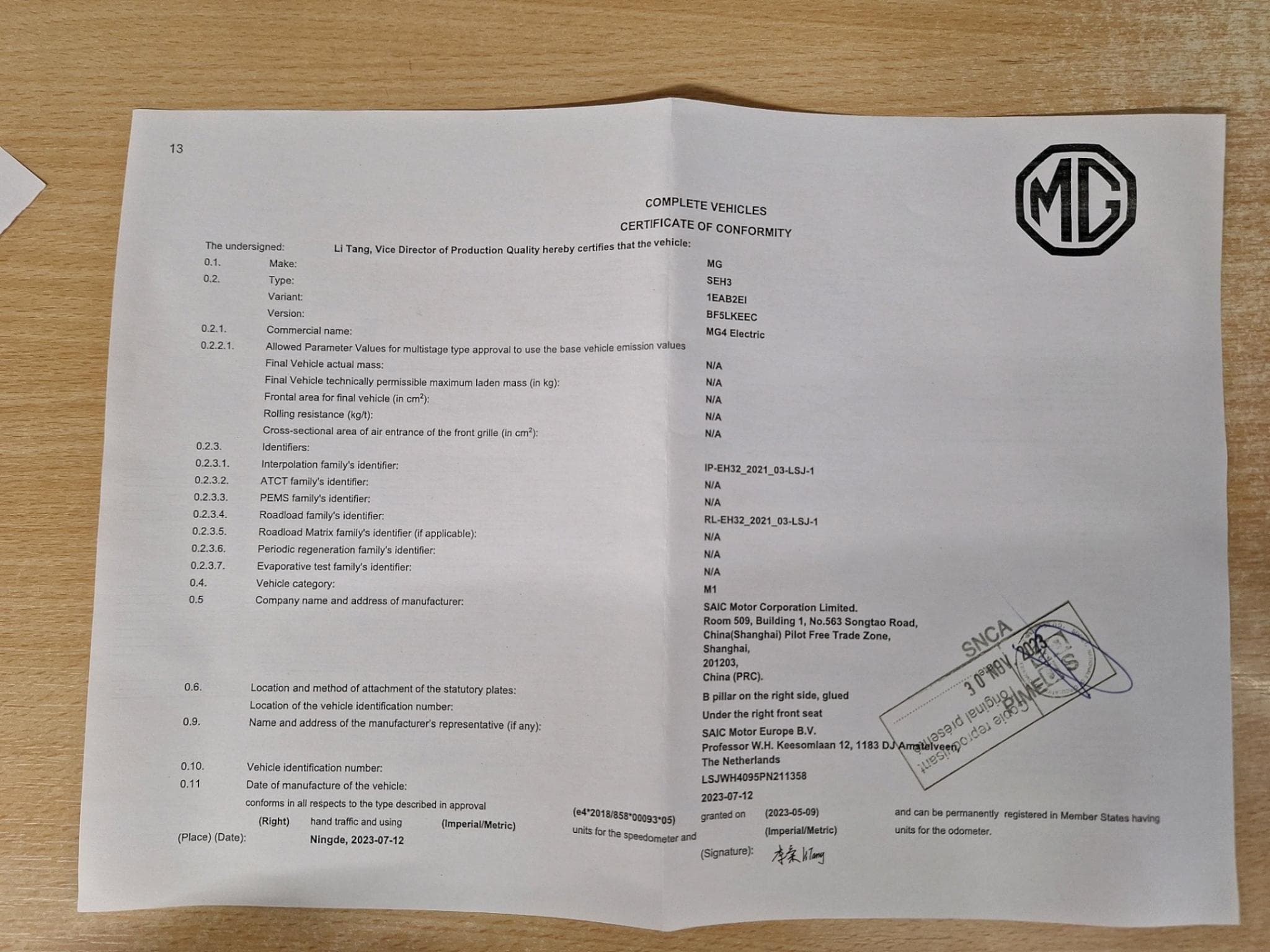 Mg MG4 Luxury (2023) - Foto 12