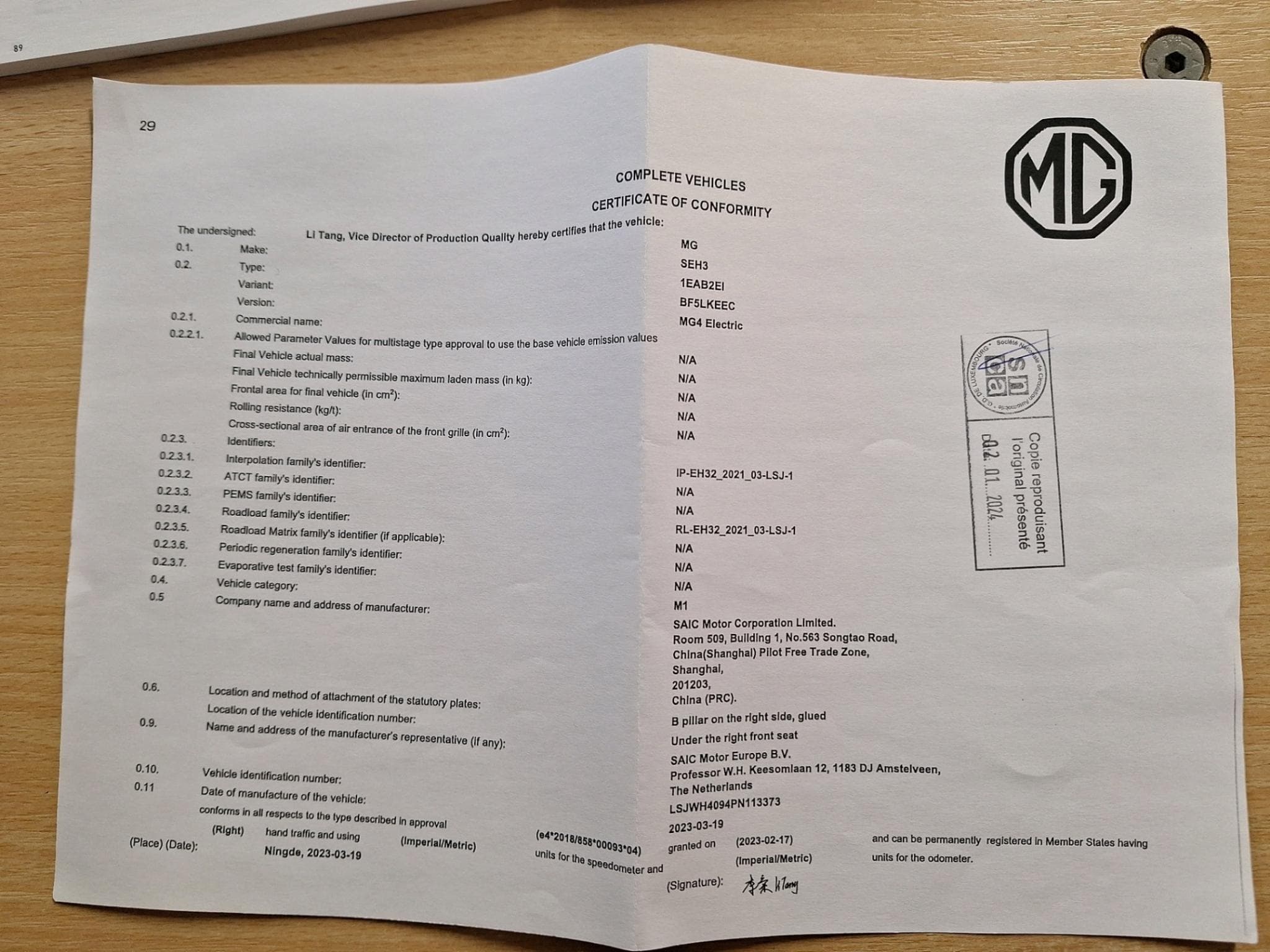 Mg MG4 Luxury (2023) - Foto 4