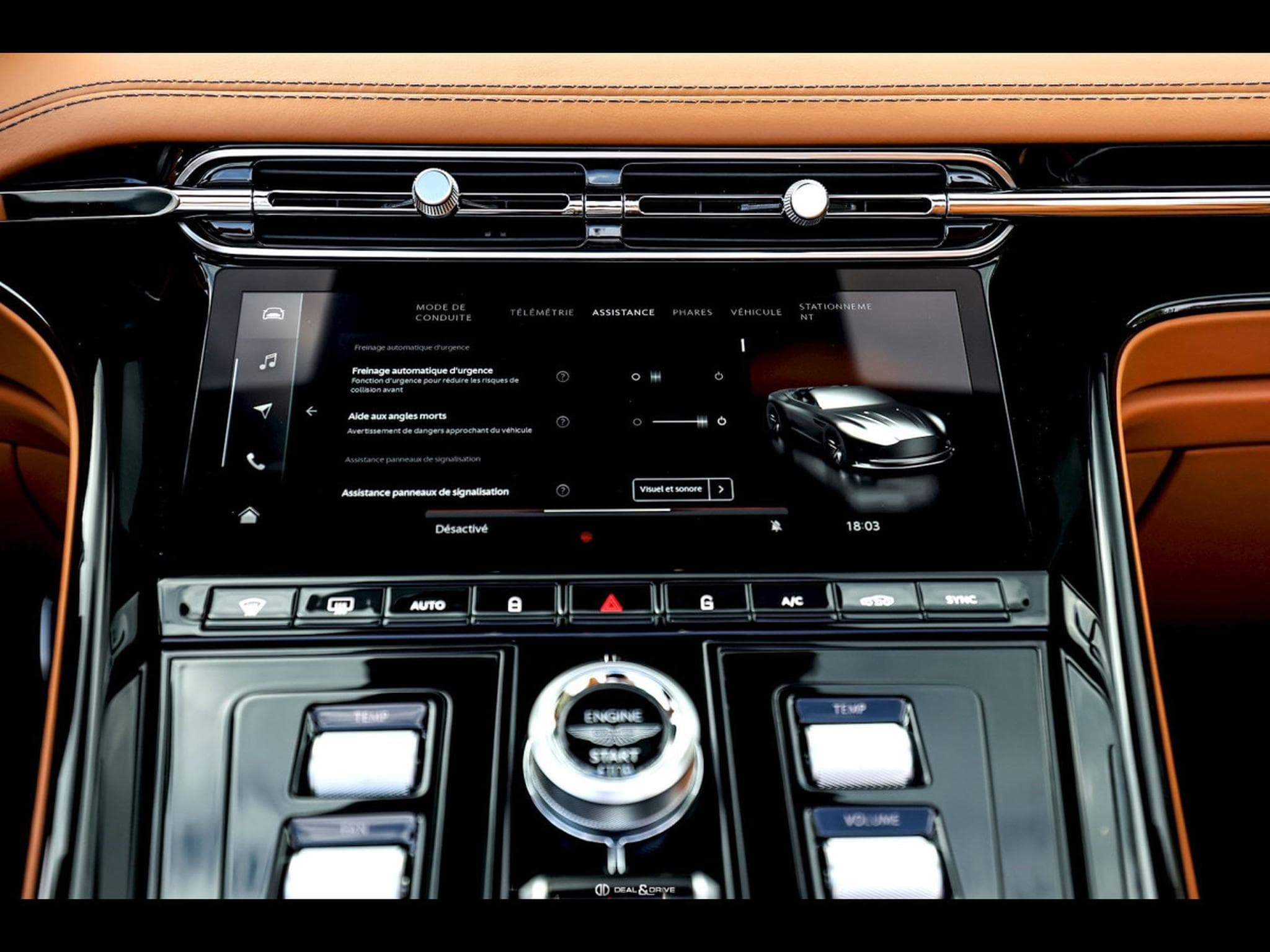 Aston-Martin DB12 VOLANTE 4.0 V8 680 CH - SPIRIT SILVER METALLIC - FULL PPF (2024) - Foto 13
