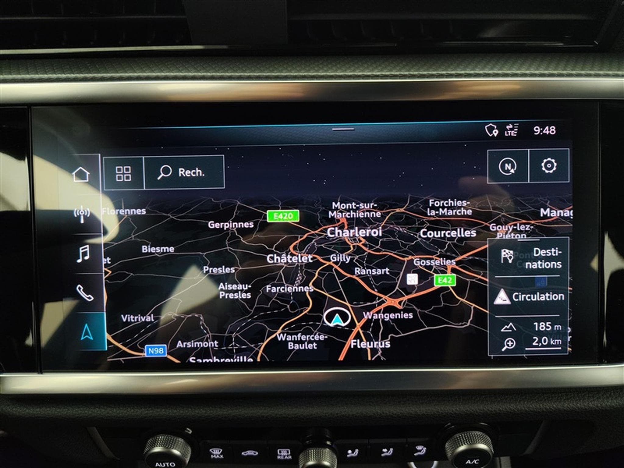 Audi Q3 35 TFSI 150cv S-Line NAVI / FULL LED / CUIR PARTIEL / JA 18" (2020) - Foto 11
