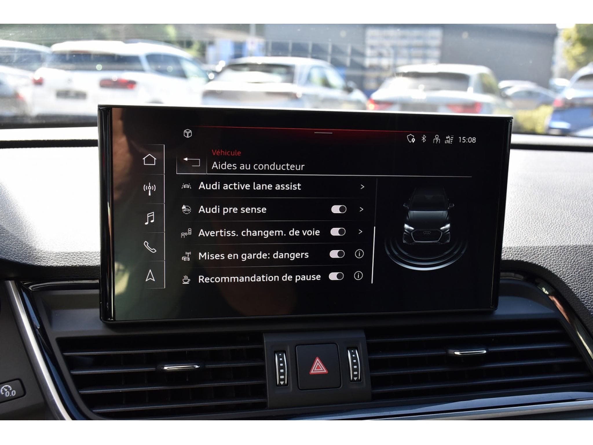 Audi Q5 50 TDI Quattro S-Line Tiptronic CUIR ACC ATT RMQ MATRIX 1° M (2023) - Photo 15
