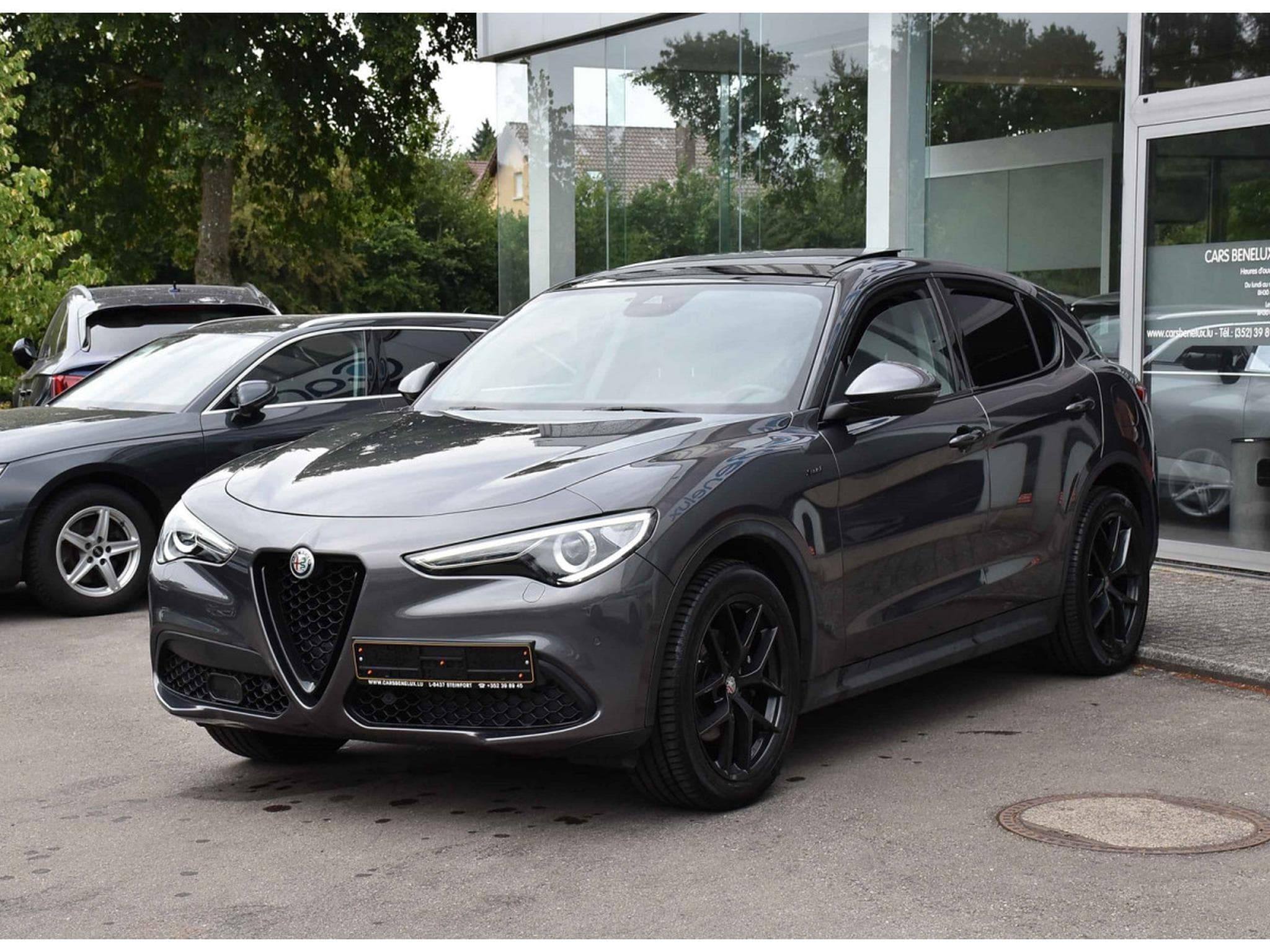 Alfa-Romeo Stelvio 2.0T Q4 Sprint TO CUIR MEMO ACC SIDE LANE GPS CAM 1° MAIN (2020) - Photo 2