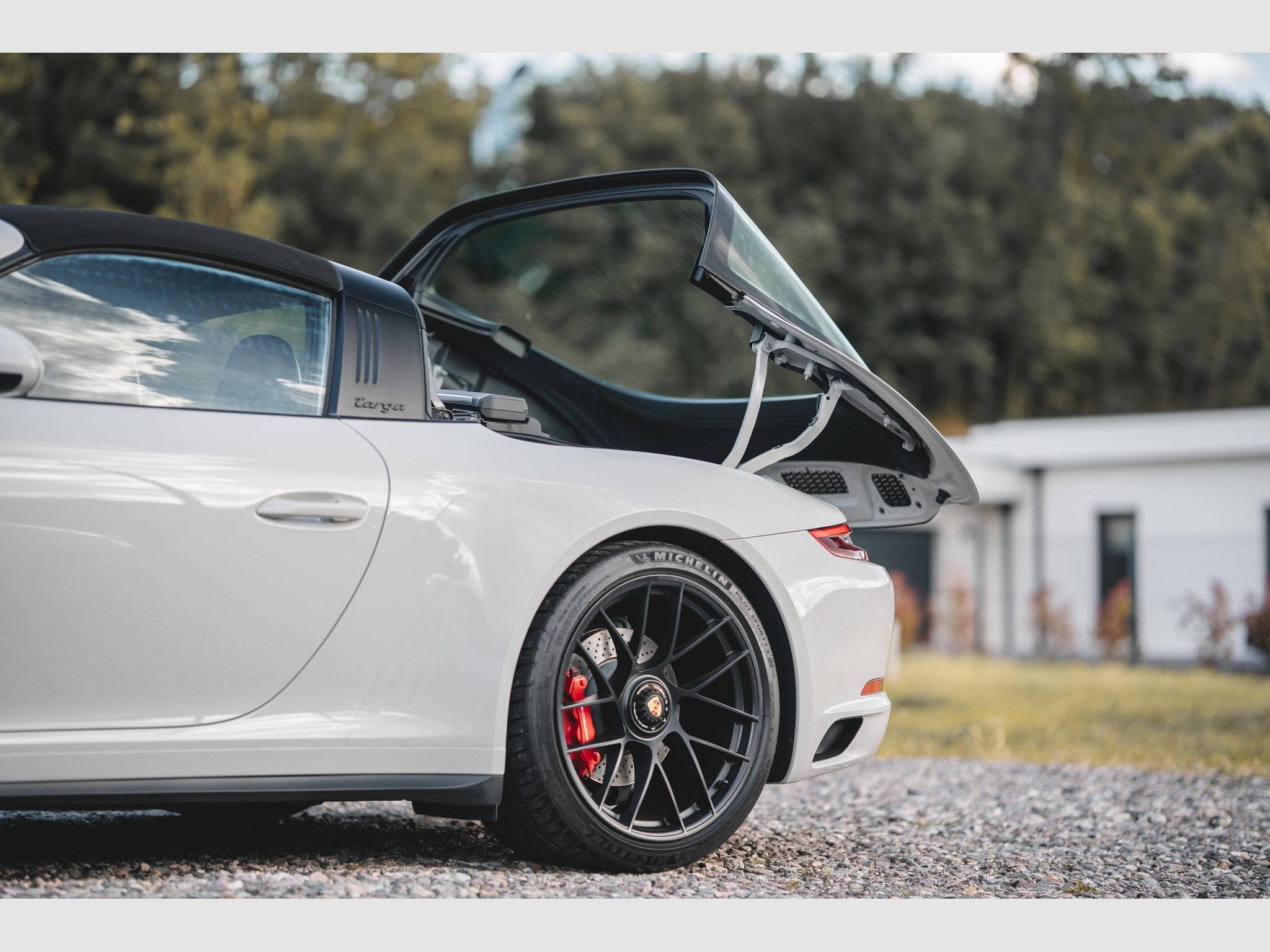 Porsche 911 Targa 4 GTS Gris Craie Rare – 1ère Main – Porsche Approved (2018) - Foto 5
