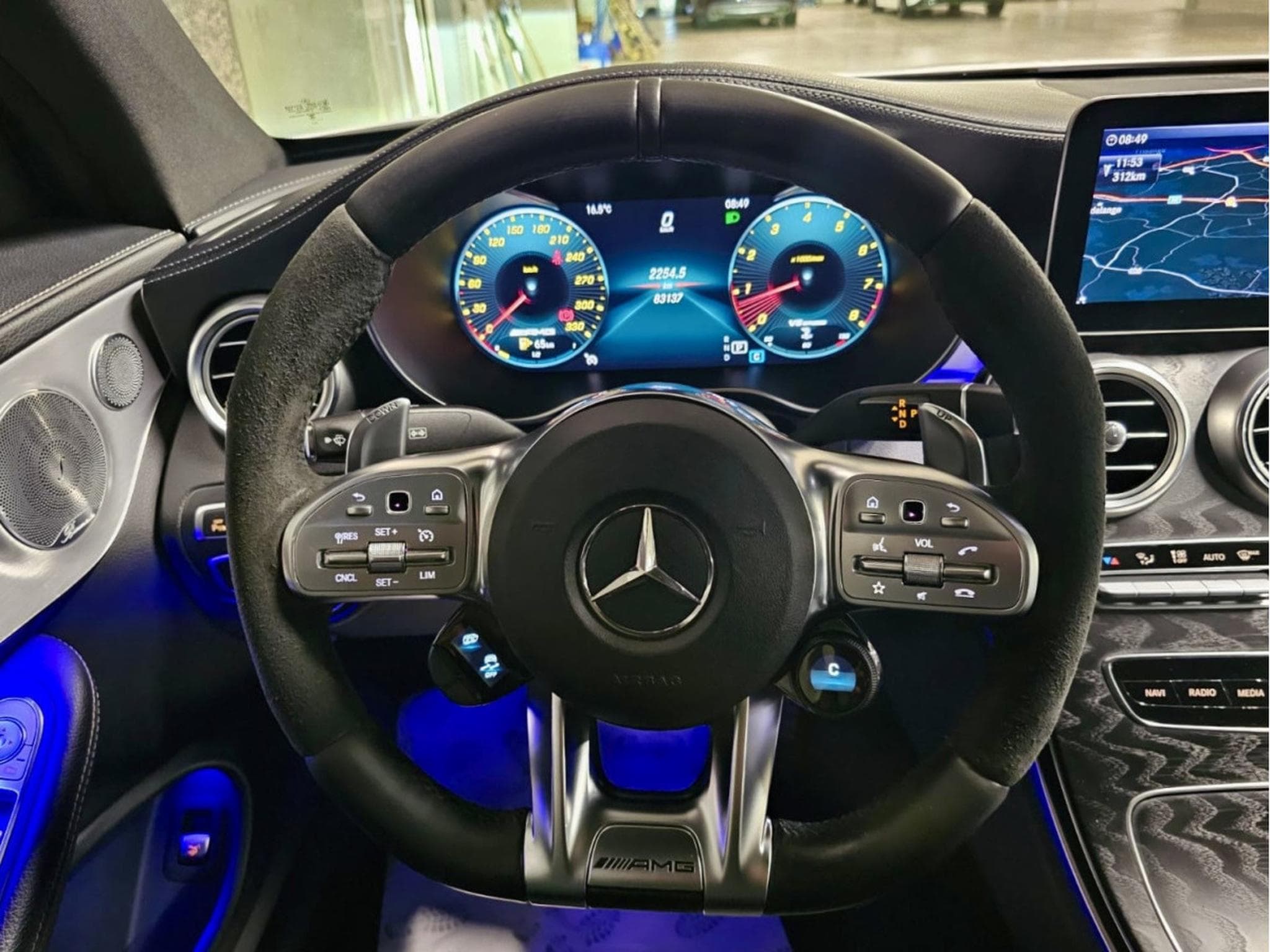 Mercedes C 63 AMG S 4.0 V8  BURMESTER PERFORMANCE Pas de Malus en France (2019) - Foto 8