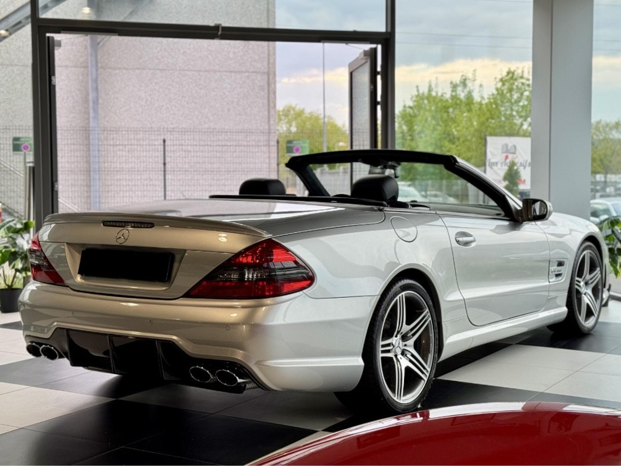 Mercedes SL 63 AMG ROADSTER V8 CARBON AIRSCARF CUIR NAVI (2008) - Foto 2