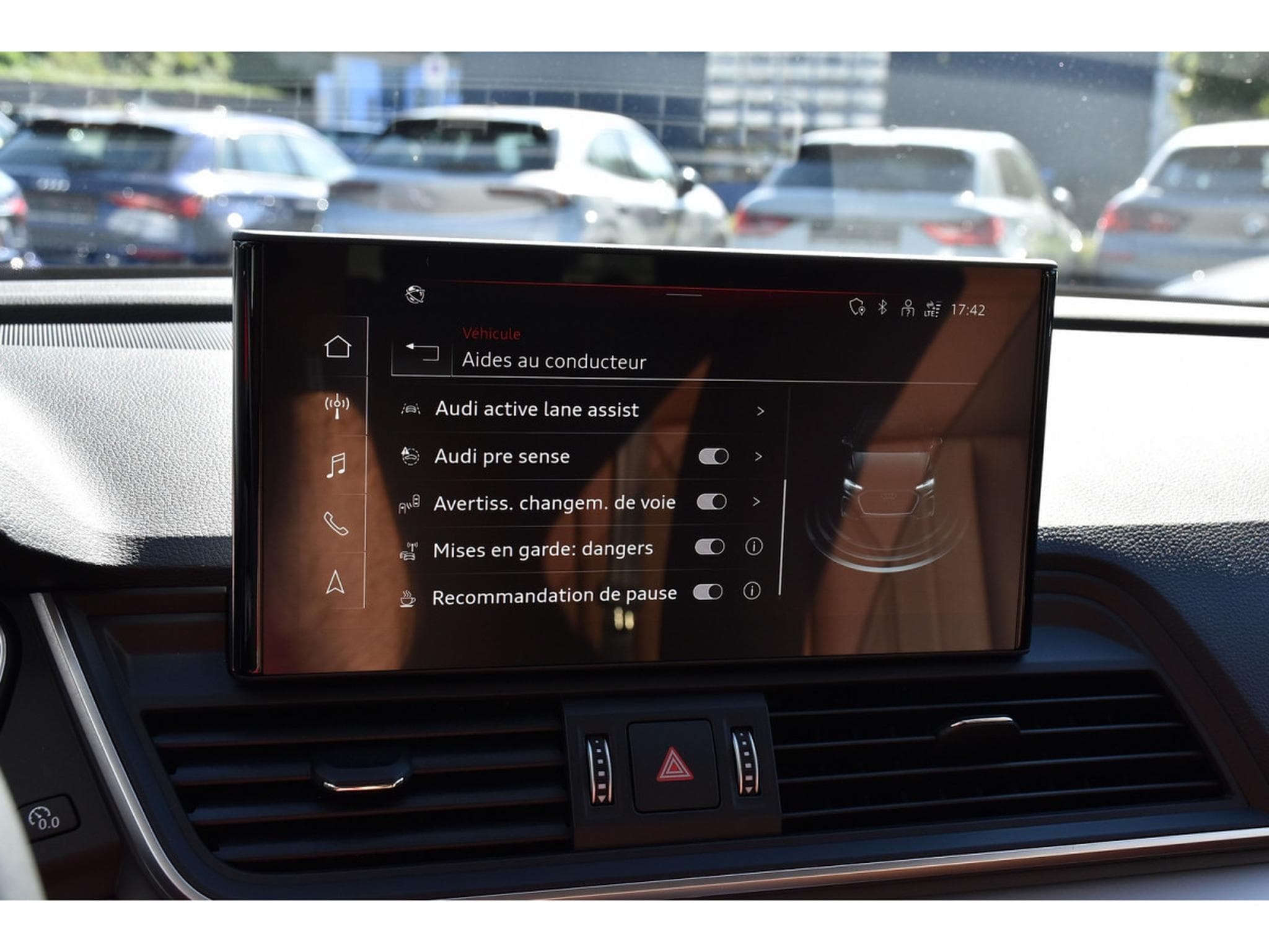 Audi Q5 40 TDI Quattro Advanced S-Tronic CUIR MEMO ACC SIDE B&O 1° M (2023) - Photo 12