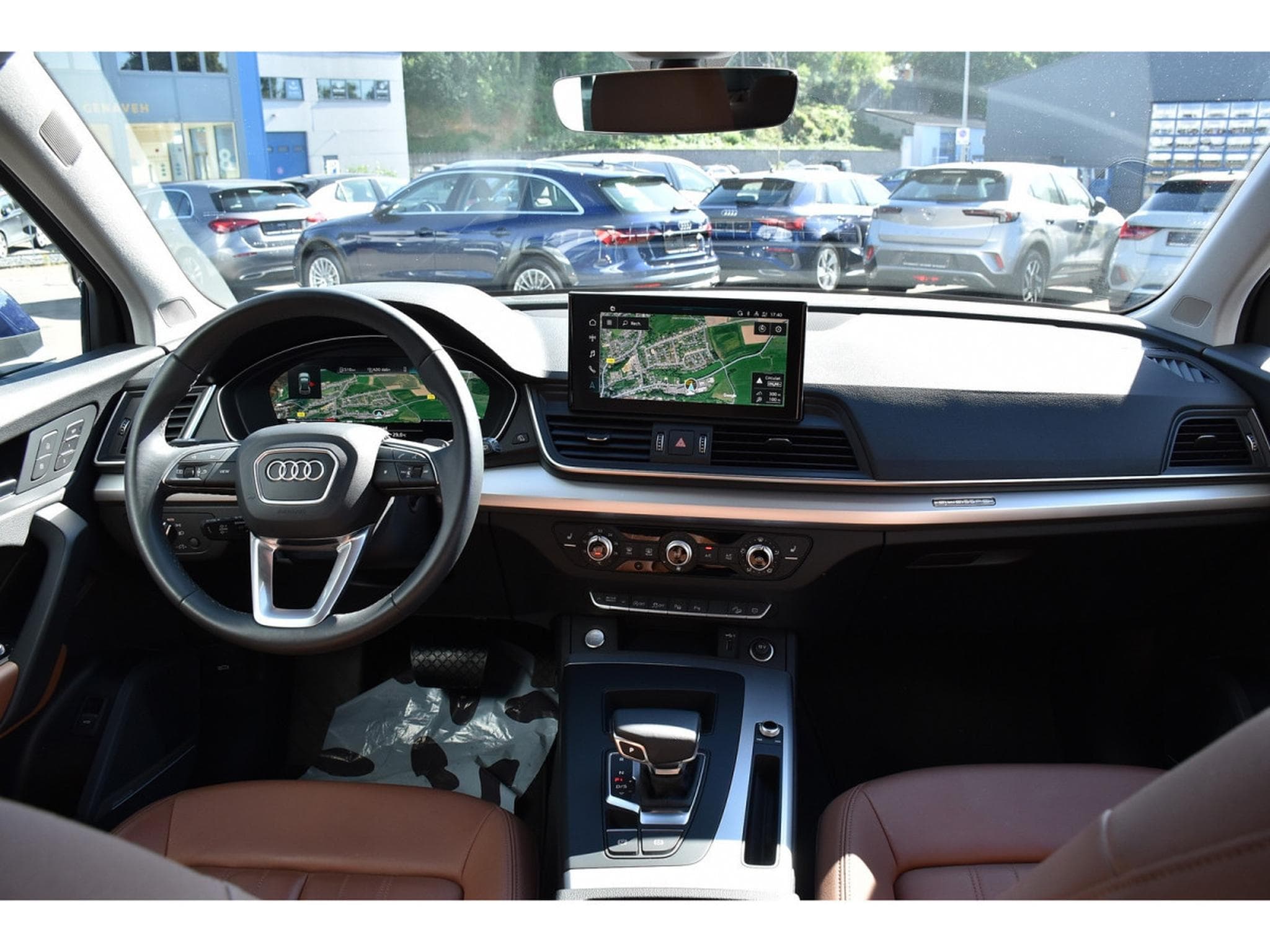 Audi Q5 40 TDI Quattro Advanced S-Tronic CUIR MEMO ACC SIDE B&O 1° M (2023) - Photo 9