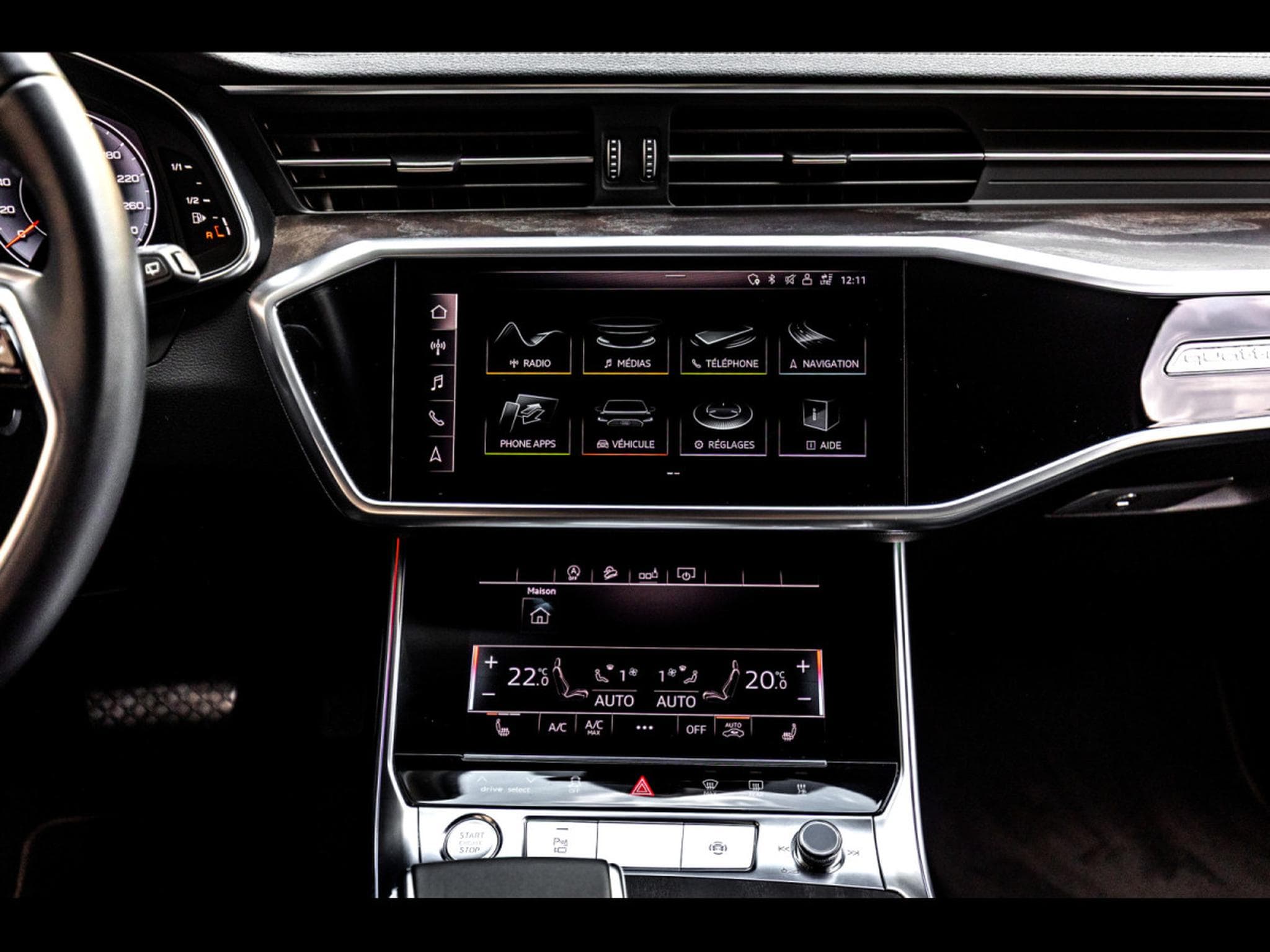 Audi A6 AVANT 55 3.0 TDI V6 QUATTRO TIPTRONIC (349 CH) – MYTHOS BLAC (2020) - Photo 21