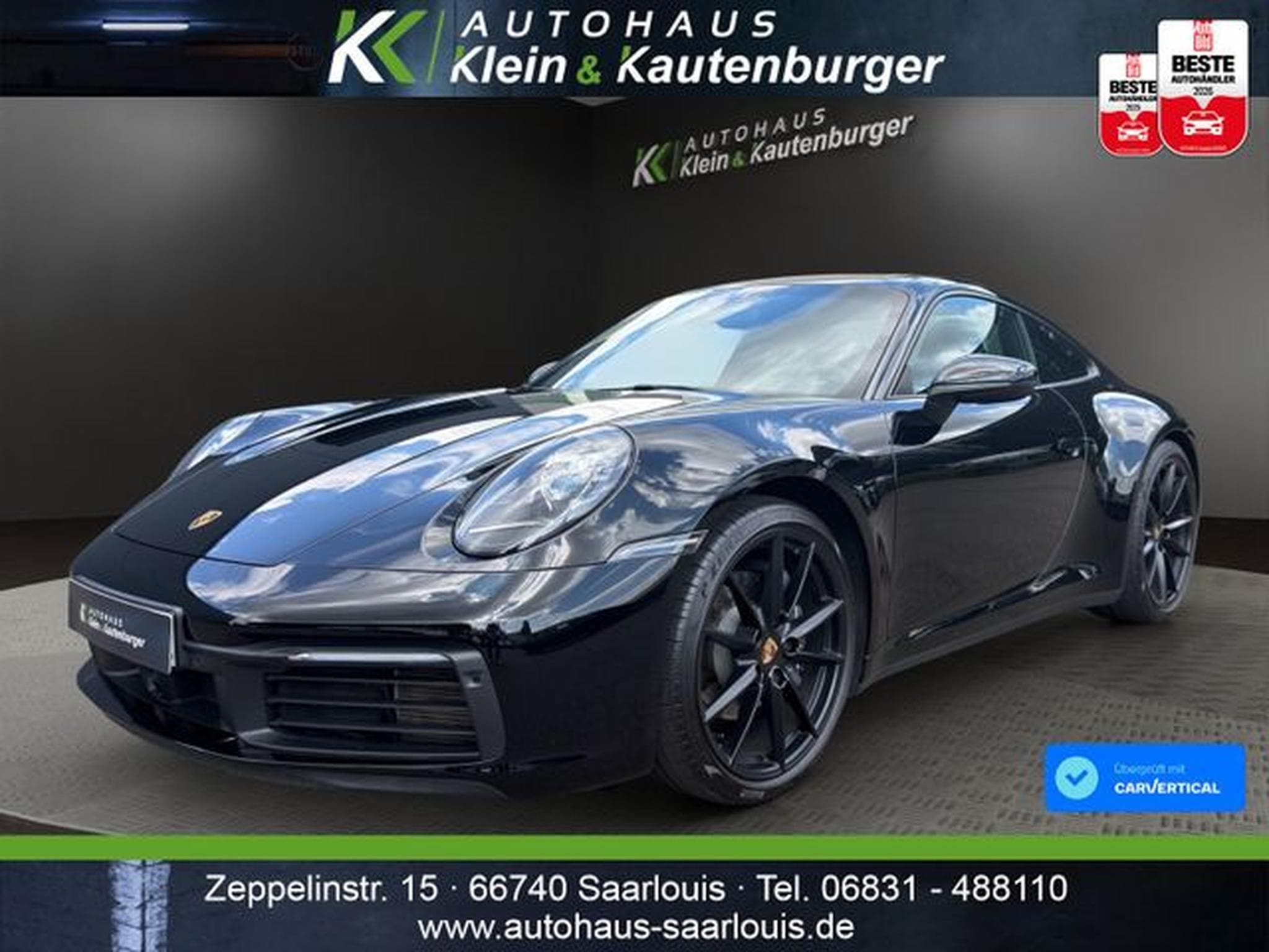 Porsche 911 992 Carrera APPR. 12/28+CHRONO+SPORTABGAS+S.DACH (2024) - Photo 1