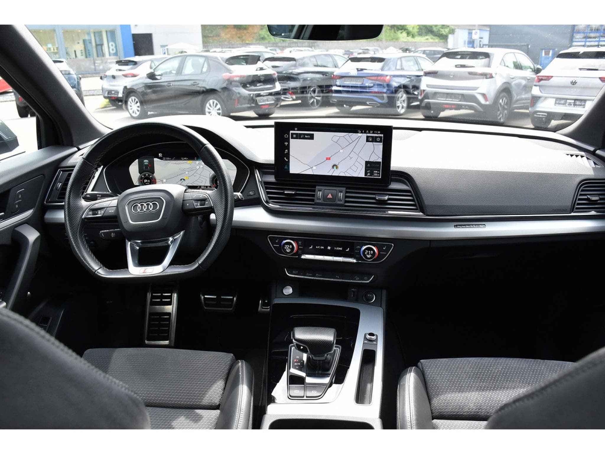 Audi Q5 40 TDI Quattro S-Tronic S-Line GPS CAM KEYLESS ATT RMQ (2022) - Foto 9
