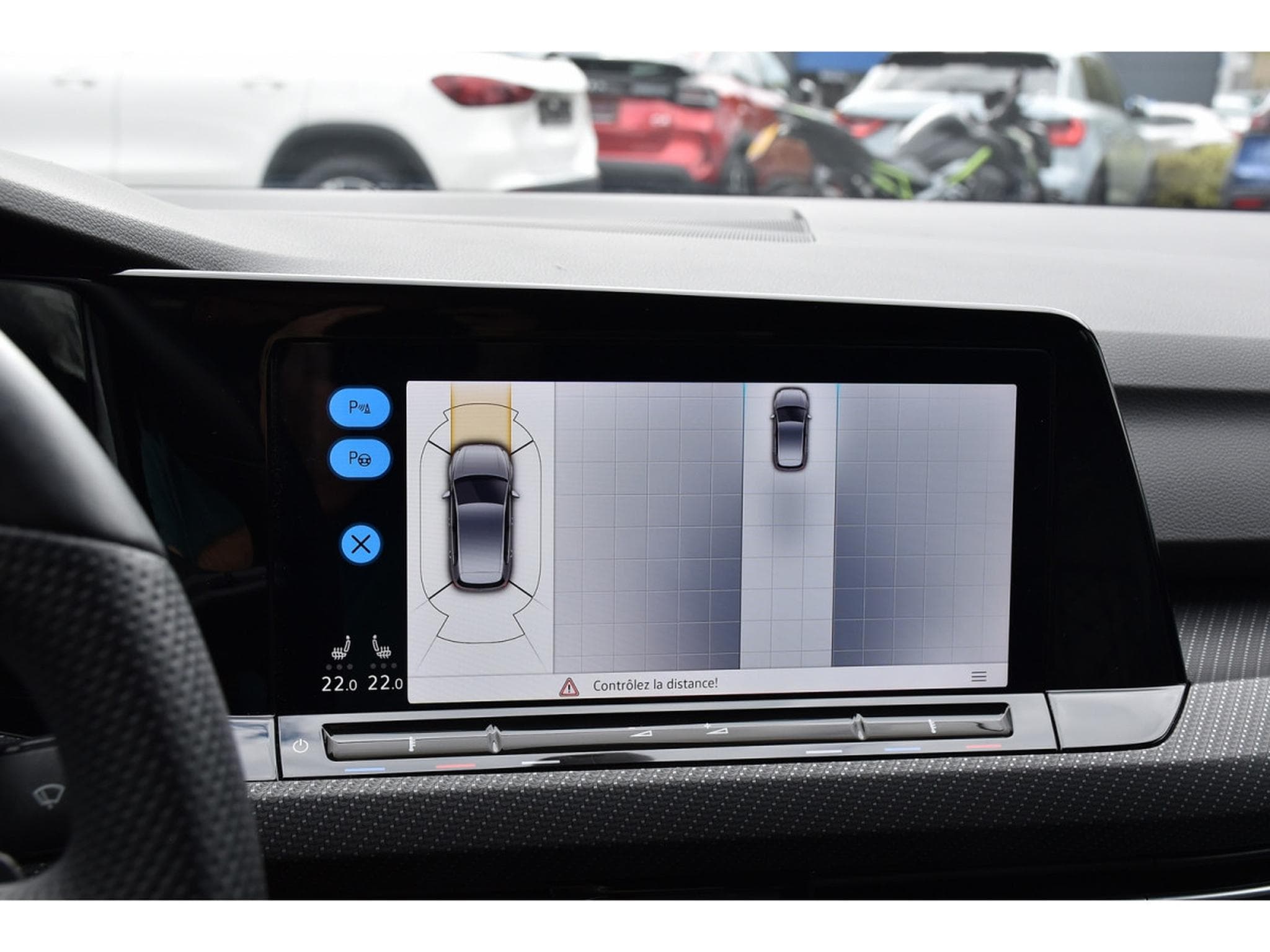 VW Golf 1.5 eTSI R-Line DSG ACC TRAVEL SIDE CAM PARK ATT RMQ 1° MAIN (2021) - Photo 15
