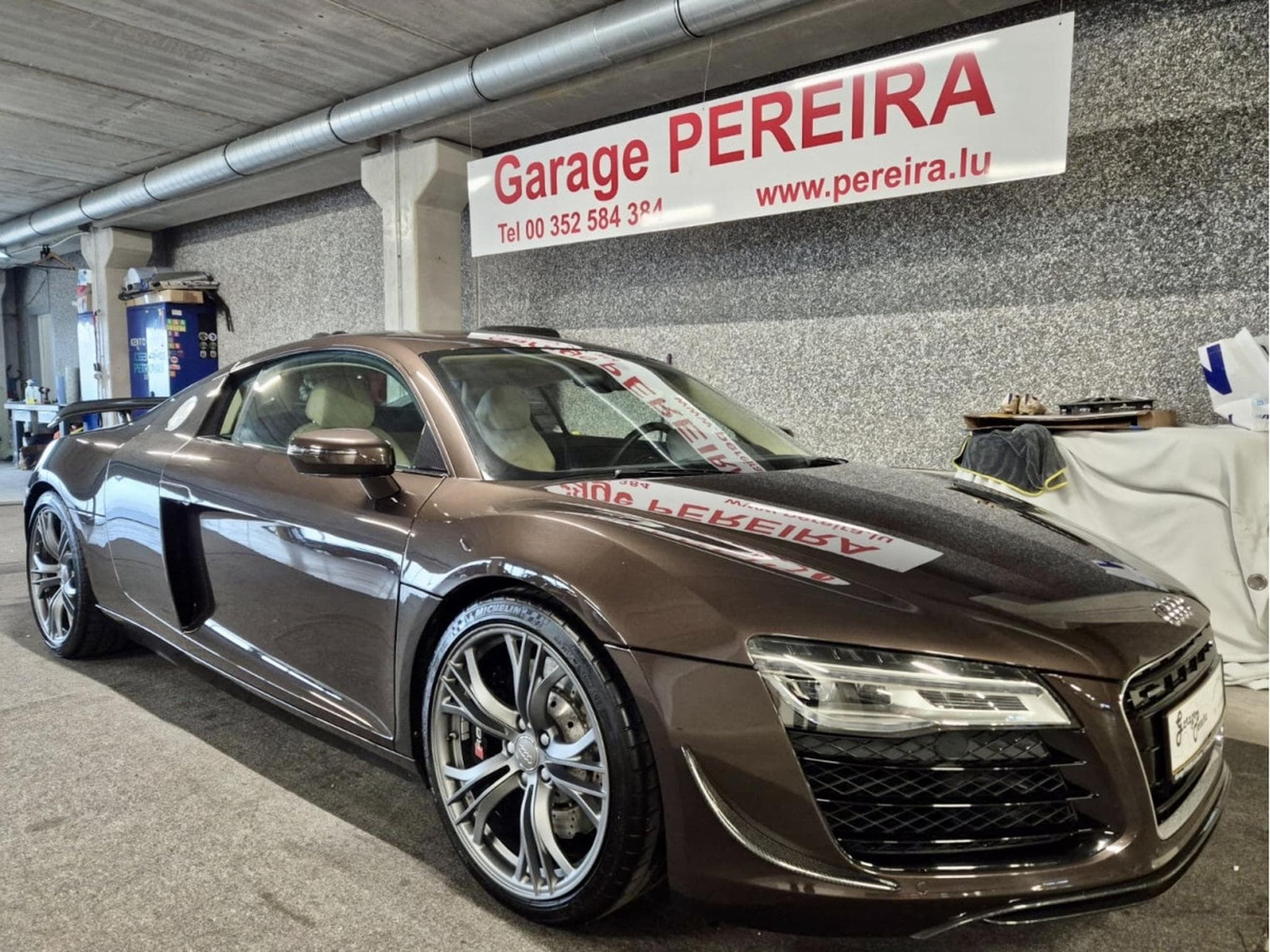 Audi R8 COUPE 4.2 FSI QUATTRO CARBON BANG OLUFSEN CUIR NAVI (2015) - Photo 1