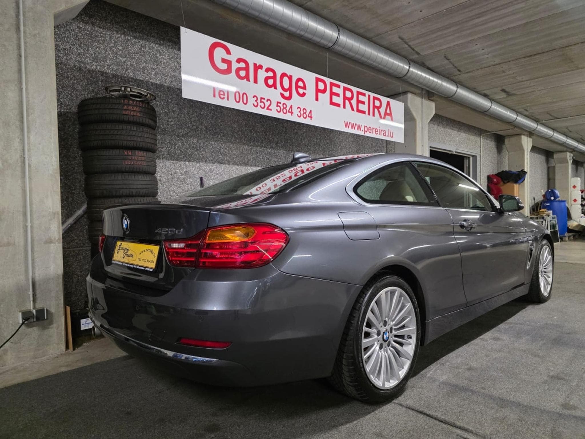 BMW 420 D LUXURY LINE HEAD UP AUTO CUIR NAVI (2014) - Photo 2