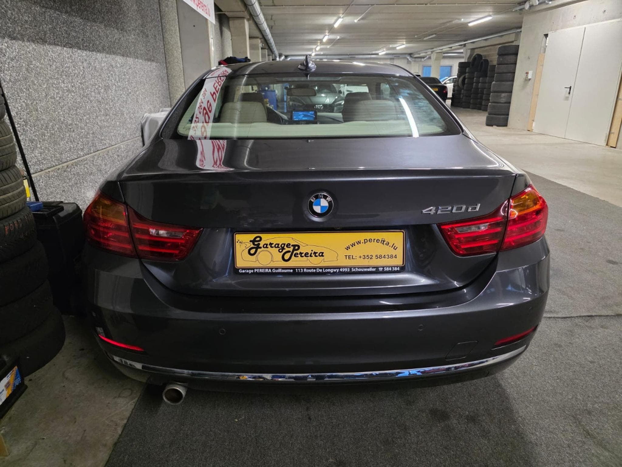 BMW 420 D LUXURY LINE HEAD UP AUTO CUIR NAVI (2014) - Photo 3