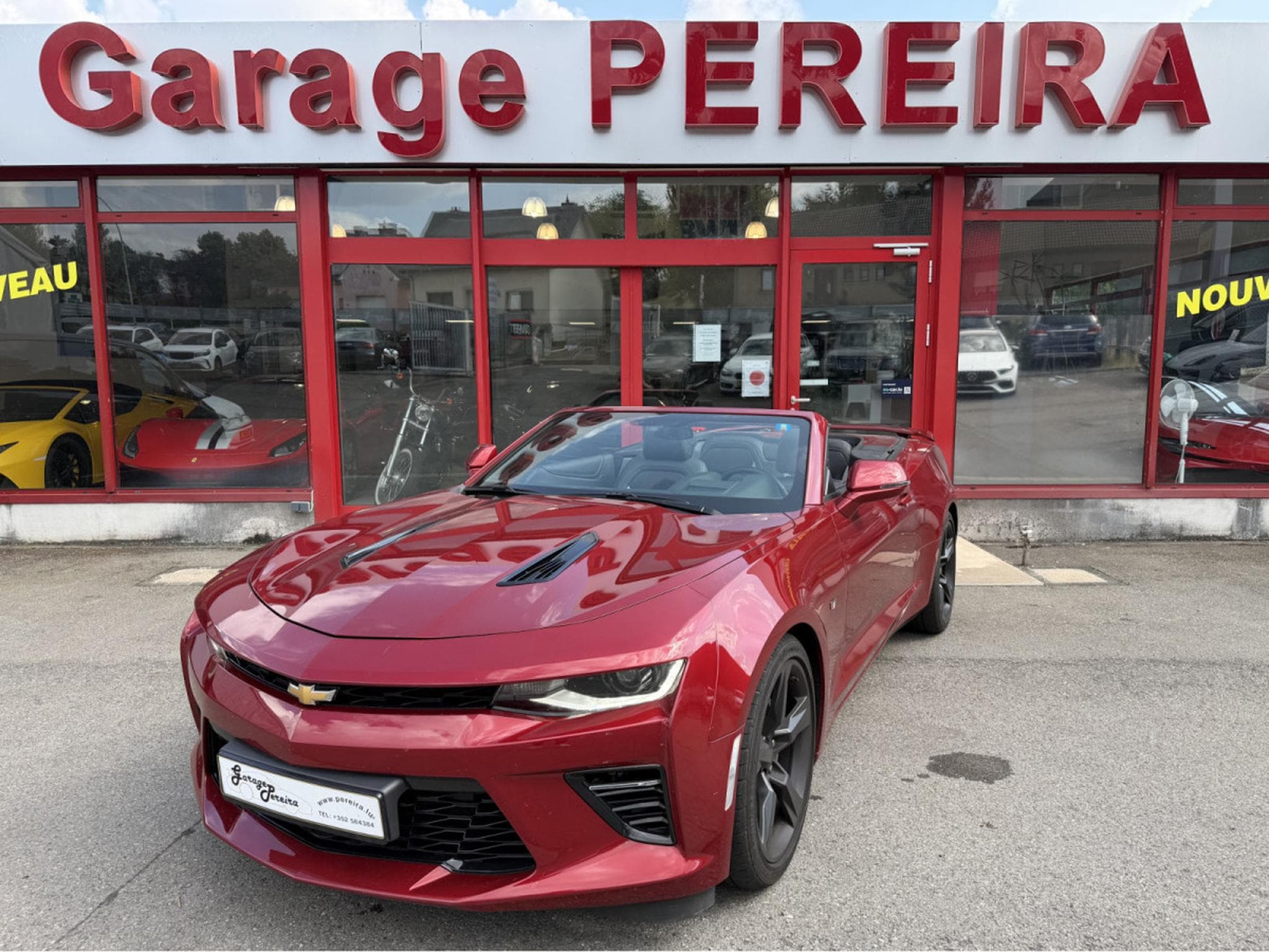 Chevrolet Camaro CABRIO 6.2 V8 SS BOSE HEAD UP CUIR NAVI COC EUROPA (2018) - Photo 2