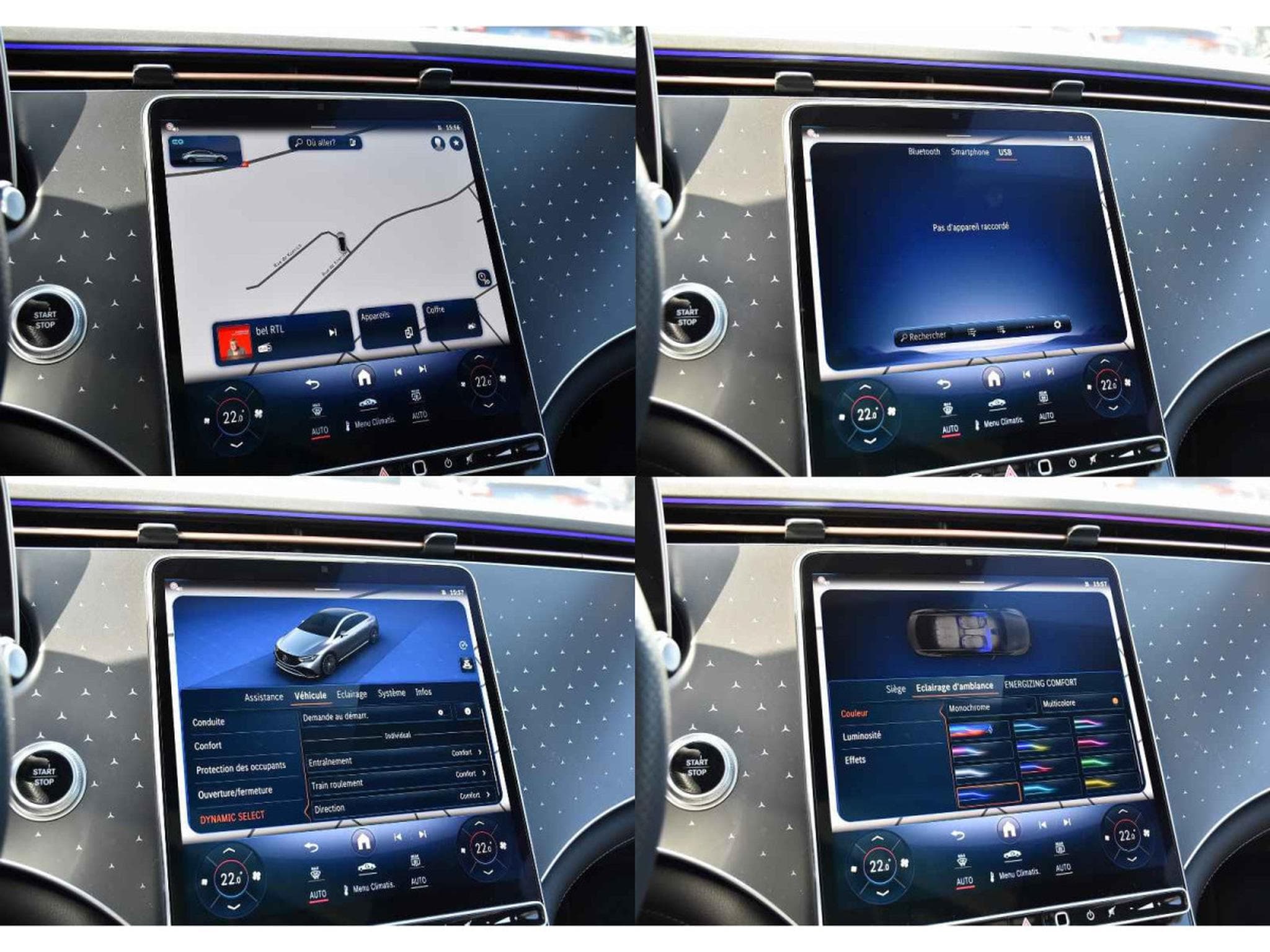 Mercedes EQE 300 AMG Line AIRMATIC DISTR CUIR MEMO PANO BURMESTER CAM360 (2025) - Foto 10