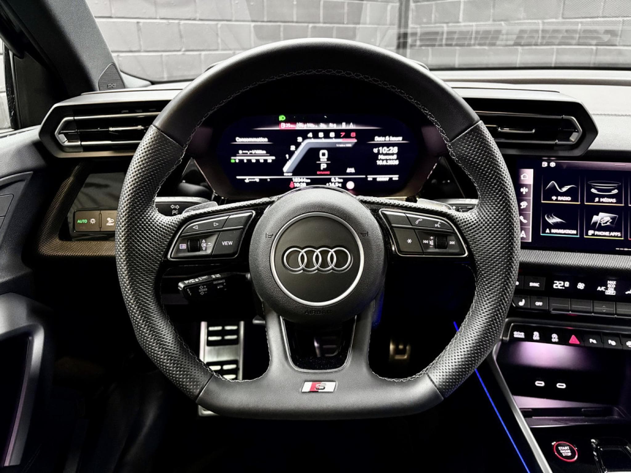 Audi S3 S3 Sportback Quattro 2.0 TFSI 333 CV * MATRIX * BLACK PACK * (2025) - Photo 10