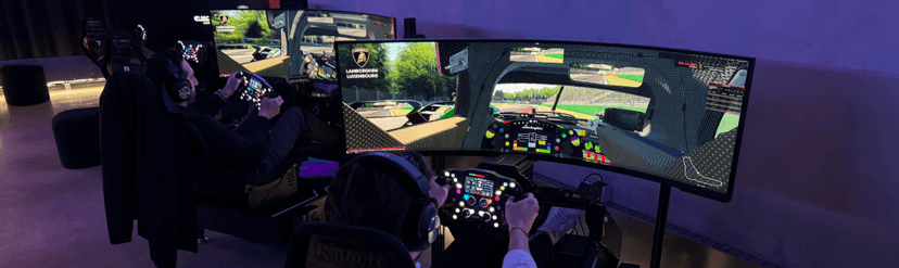 Luxauto à l’inauguration du centre E-MOTION au GRIDX : immersion au cœur du sim racing premium au Luxembourg