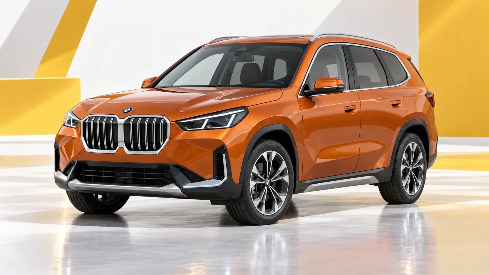 BMW X1 vu de trois quarts avant