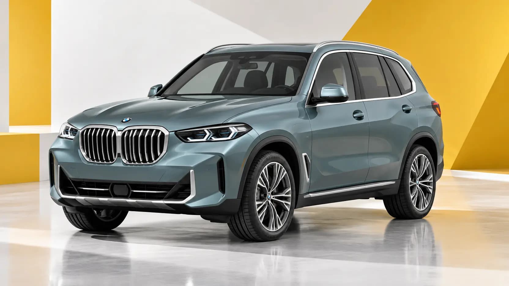 BMW X5 vu de trois quarts avant