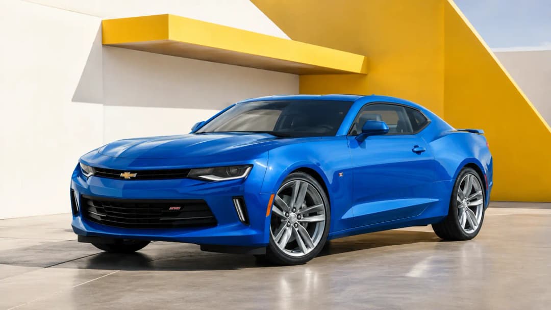 Chevrolet Camaro in städtischer Umgebung geparkt