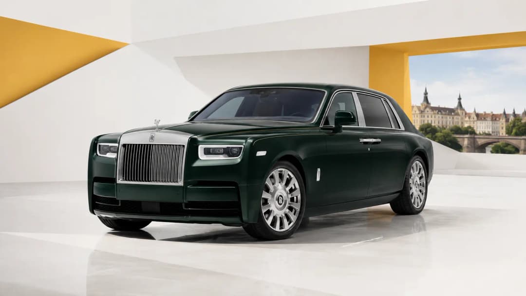 Rolls-Royce Phantom in vorderer Dreiviertelansicht