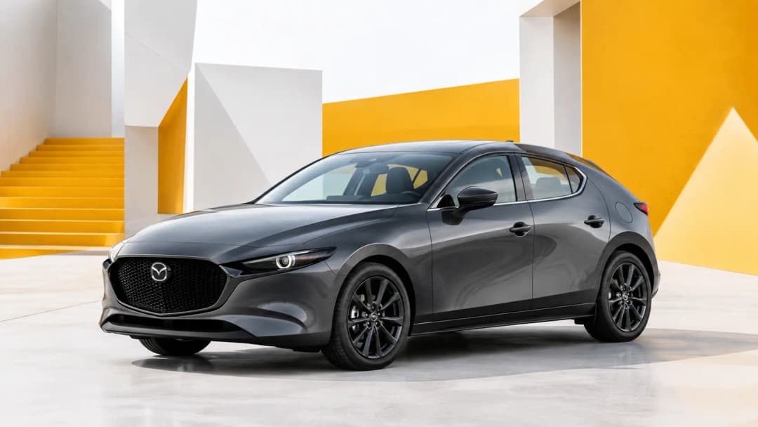 Mazda3 in der Stadt Luxemburg