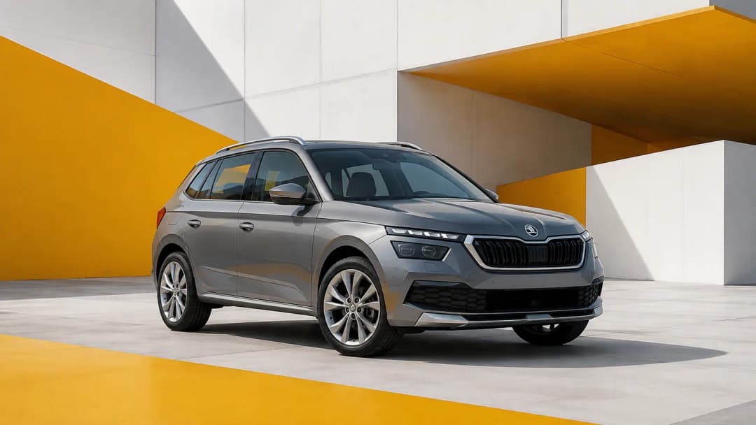 Skoda Kamiq dans un environnement urbain moderne