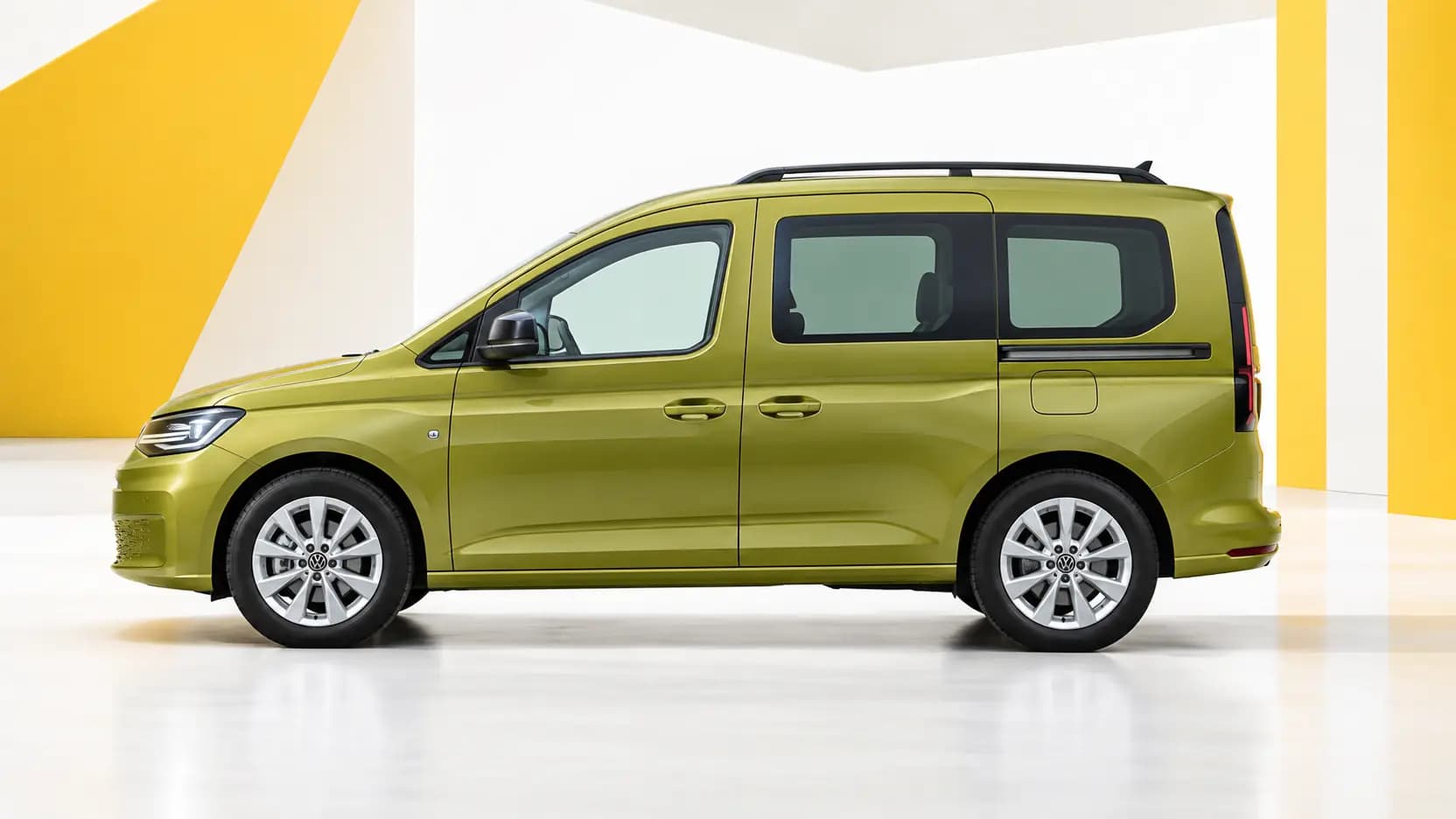 Volkswagen Caddy profil et proportions de la carrosserie