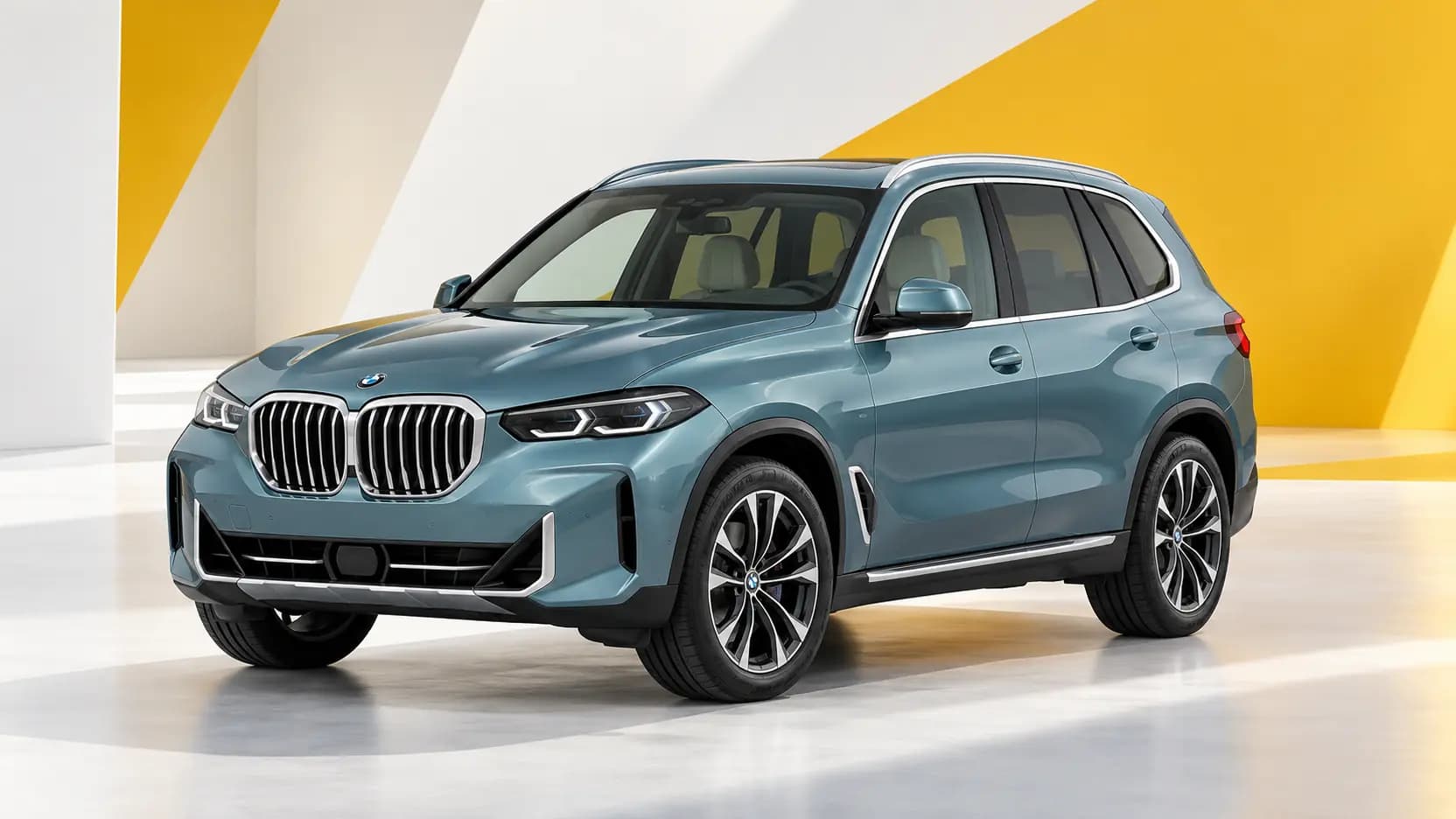 BMW X5 vu de trois quarts avant