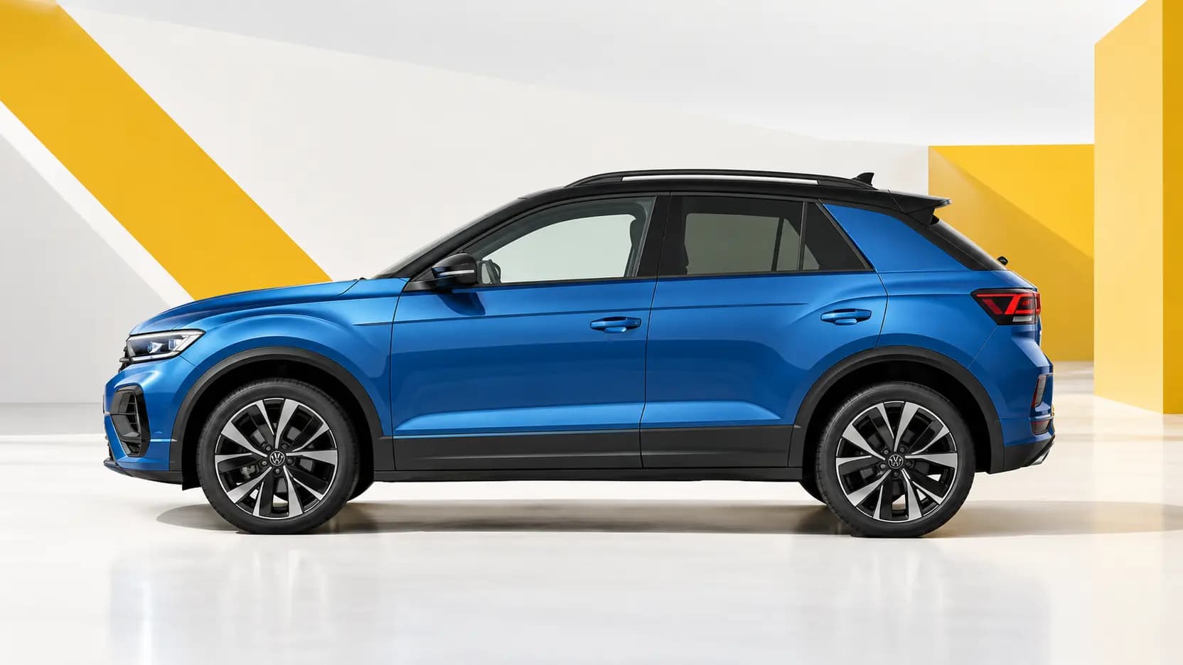 Volkswagen T-Roc profil et proportions de la carrosserie